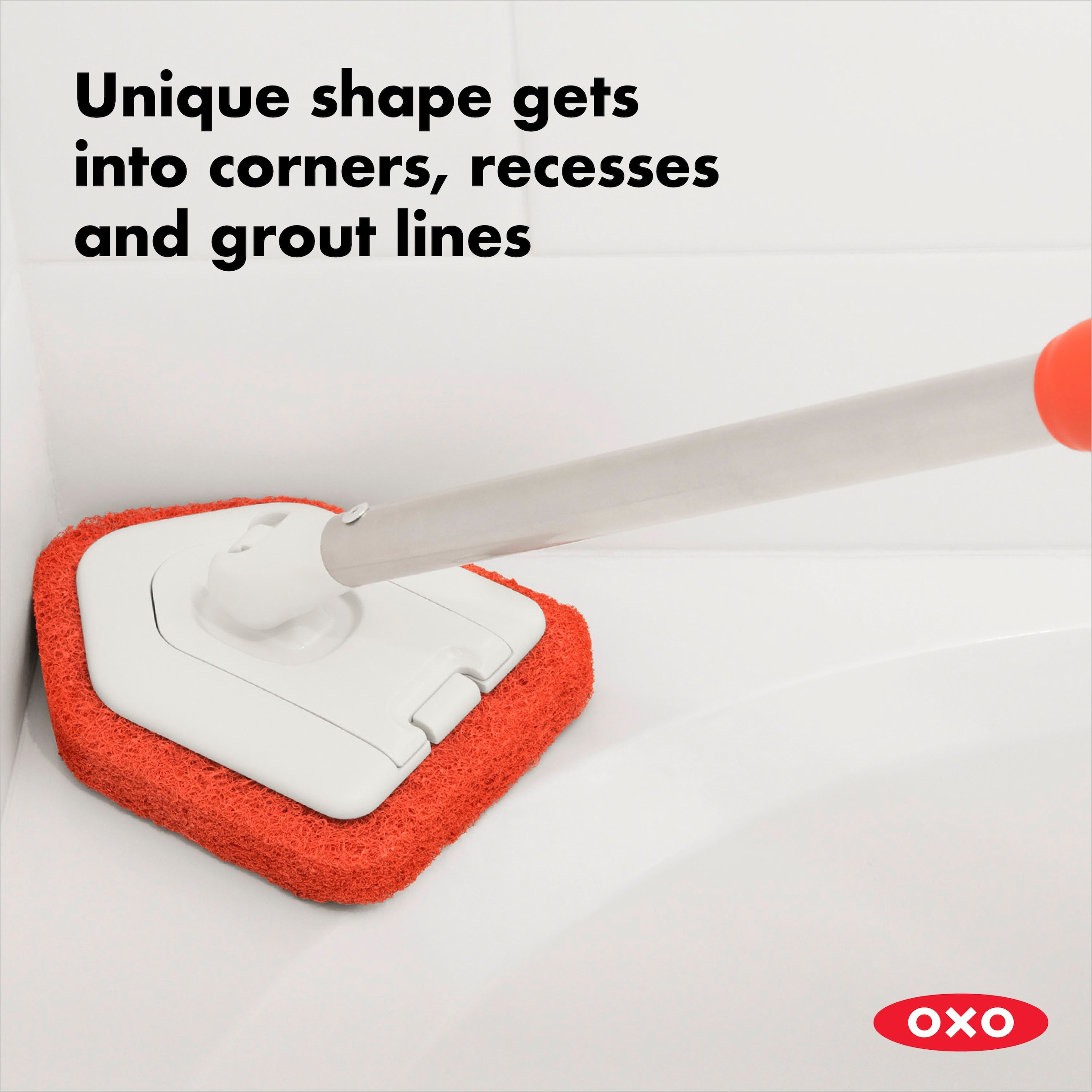 OXO Good Grips Bodenwischer-Set, ausziehbar, für Wannen und Fliesen