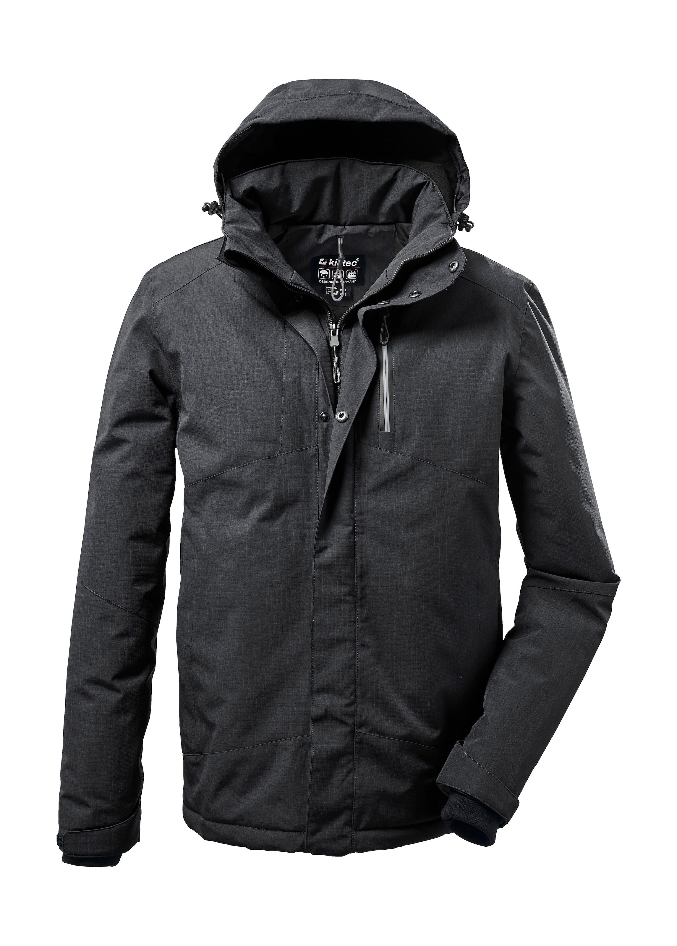 Killtec Outdoorjacke »KOW 161 MN JCKT« Wasser- und winddichte Funktionsjacke mit abnehmbarer Kapuze