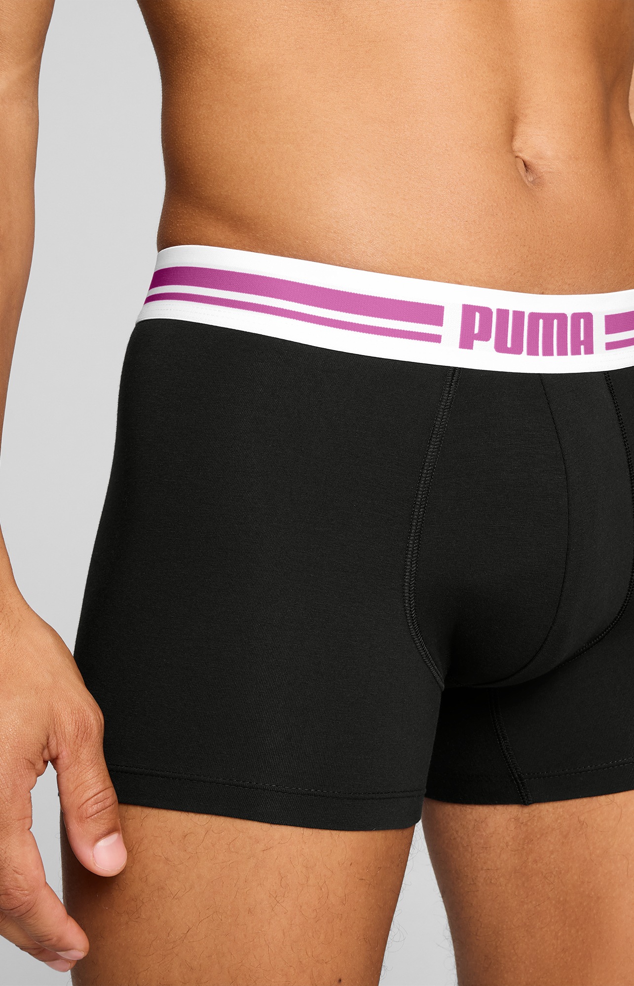 PUMA Boxershorts »PUMA MEN EVERYDAY PLACED LOGO BOXERS 2P« mit Logo Webbund