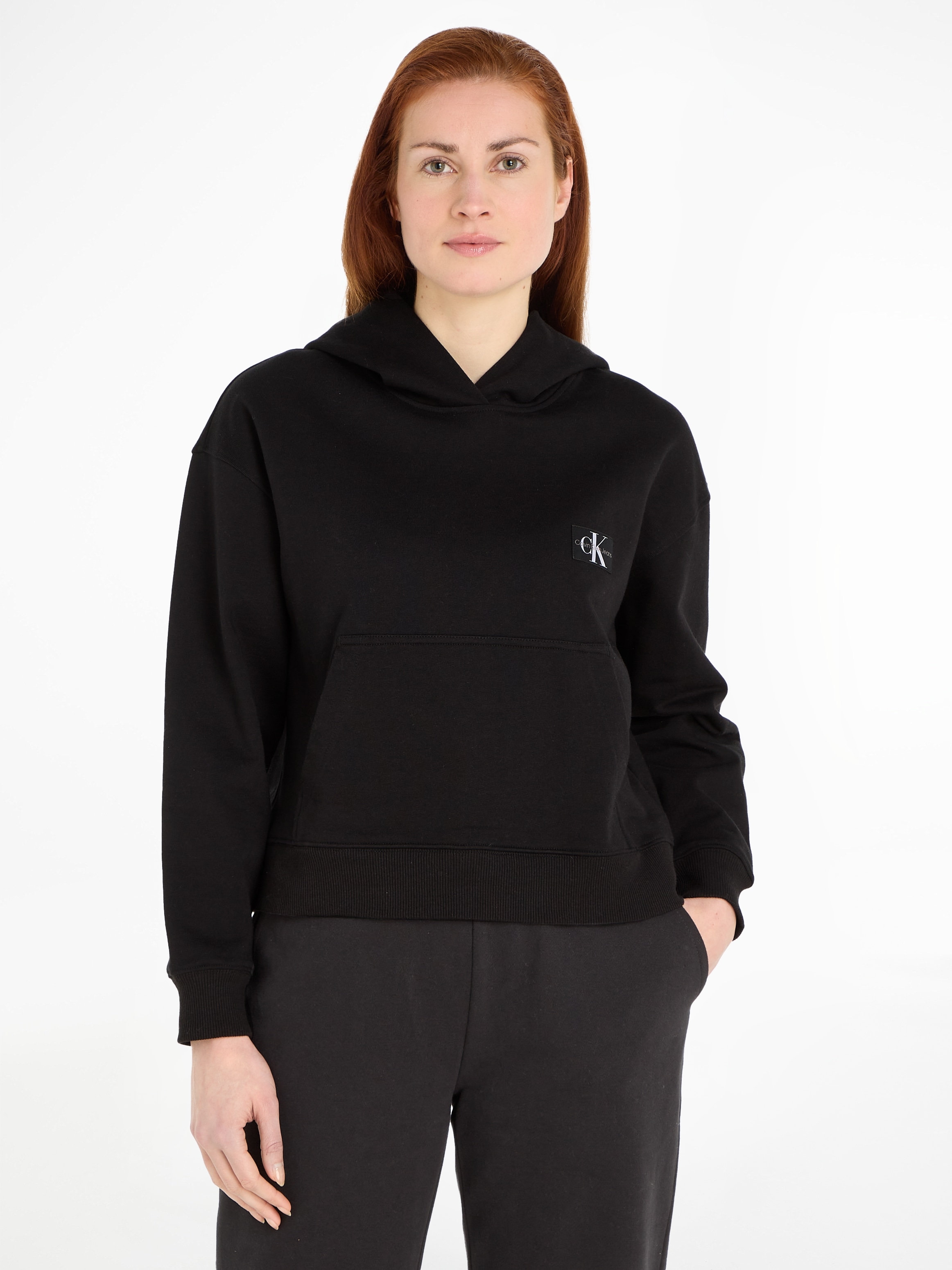Calvin Klein Jeans Kapuzensweatshirt »WOVEN LABEL HOODIE«