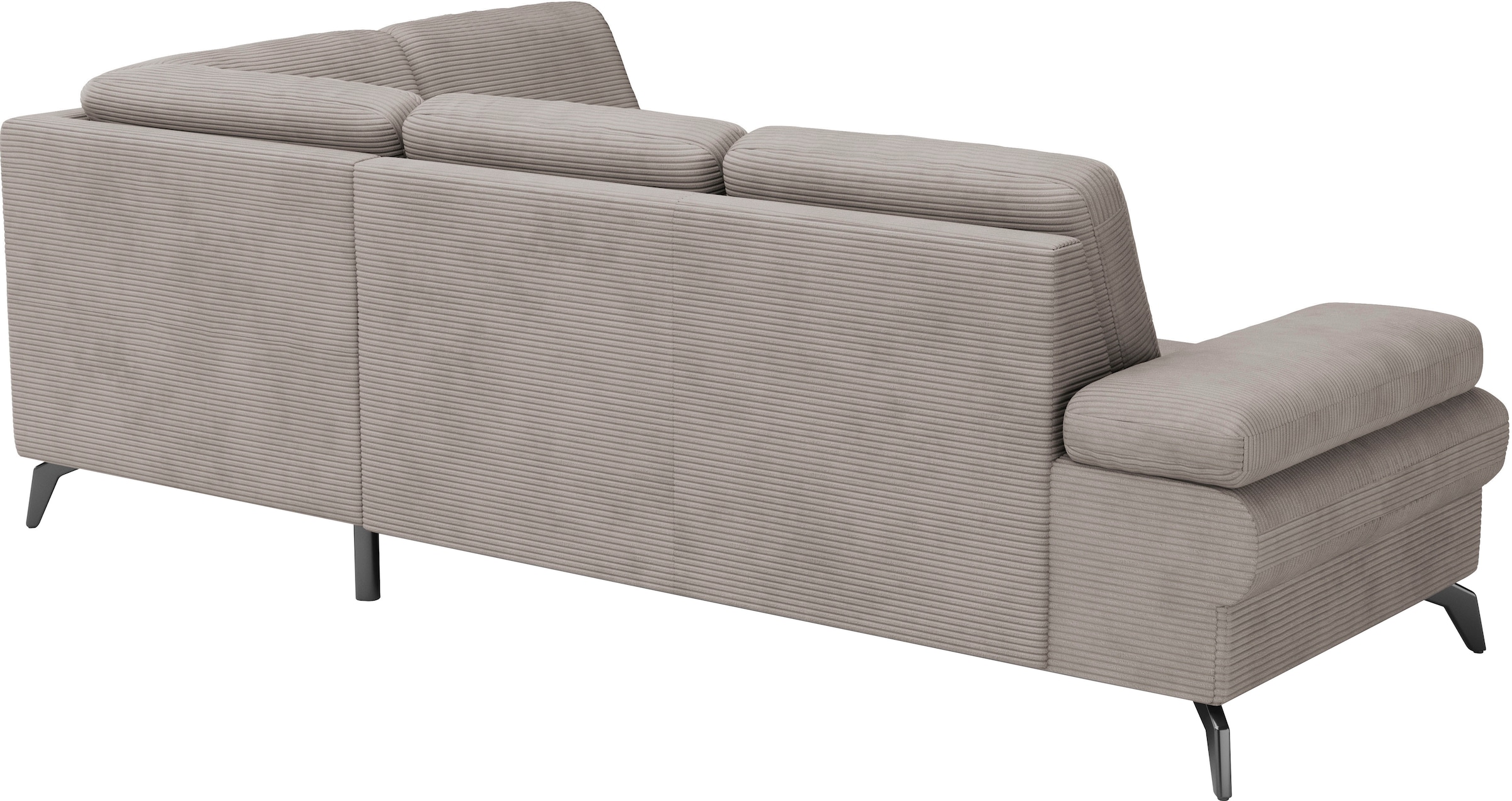 sit&more Ecksofa »Morris Jubi L-Form, B: 238 cm«, mit Armteilfunktion & 1 Zierkissen, optional Bettfunktion