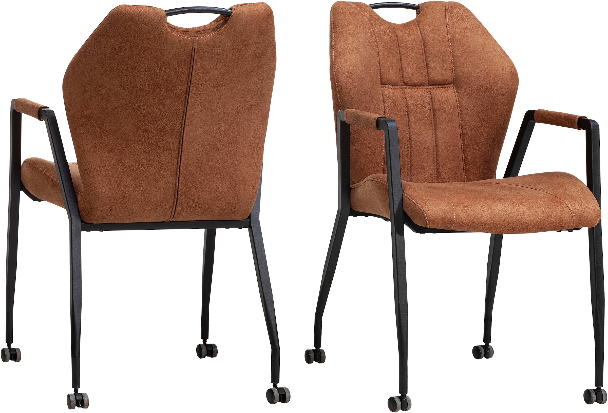 OMG Design Armlehnstuhl »Point« (Set) 1 Stk.Esszimmerstuhl mit Rollen, Büro günstig online kaufen