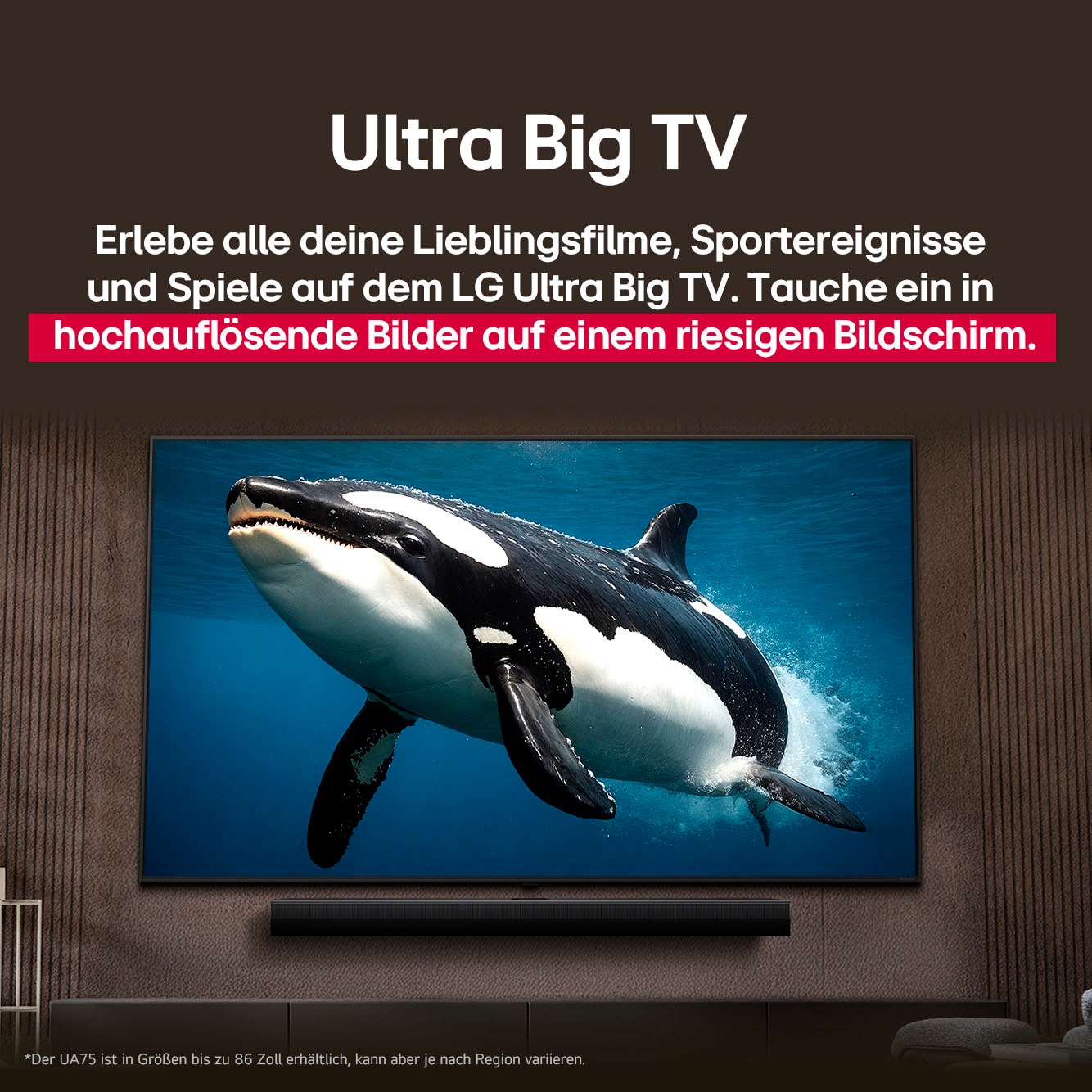 LG LED-Fernseher »65UA75006LA«, 4K Ultra HD, Smart-TV