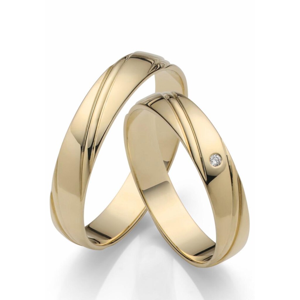 Firetti Trauring »Schmuck Geschenk Gold 375 Hochzeit Ehering "LIEBE"«