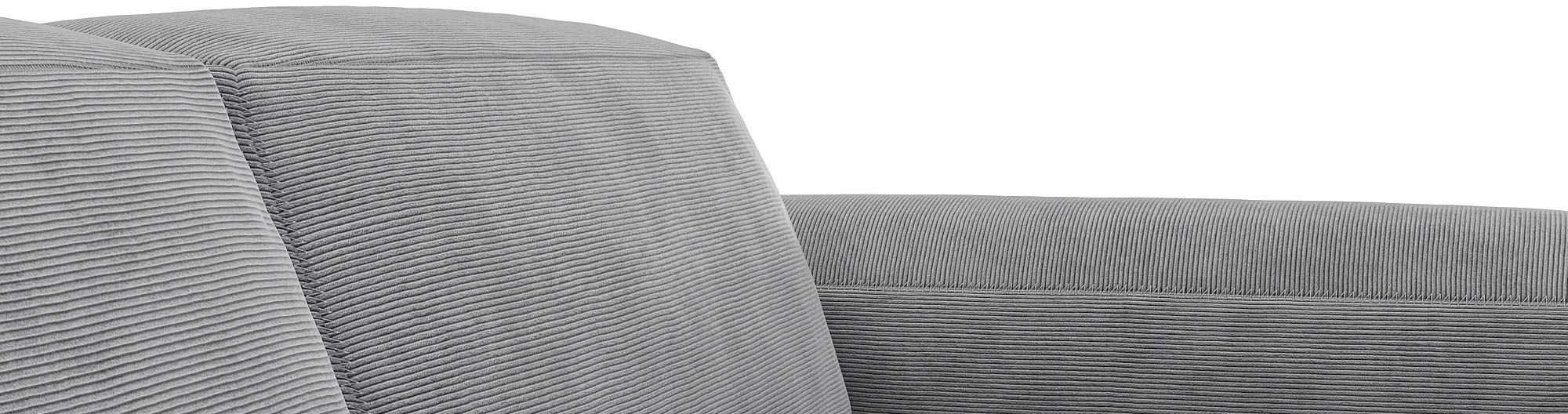 FLEXLUX Ecksofa »Lucera bequem und komfortabel durch hochwertigen Sitzaufbau, L-Form«, modern & anschmiegsam, Kaltschaum, Stahl-Wellenunterfederung