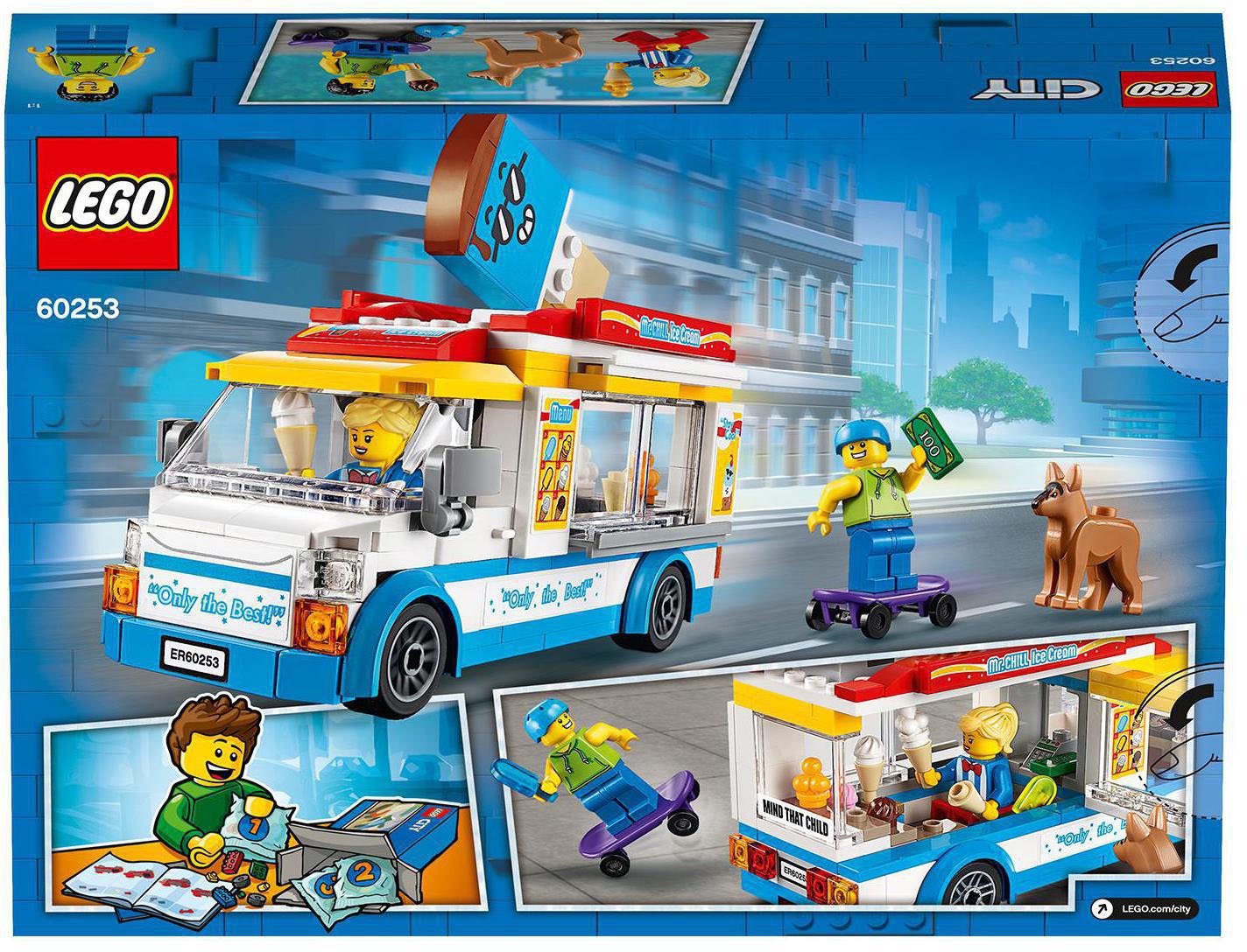 LEGO® Konstruktionsspielsteine »Eiswagen (60253), LEGO® City Great Vehicles«, (200 St.), Made in Europe