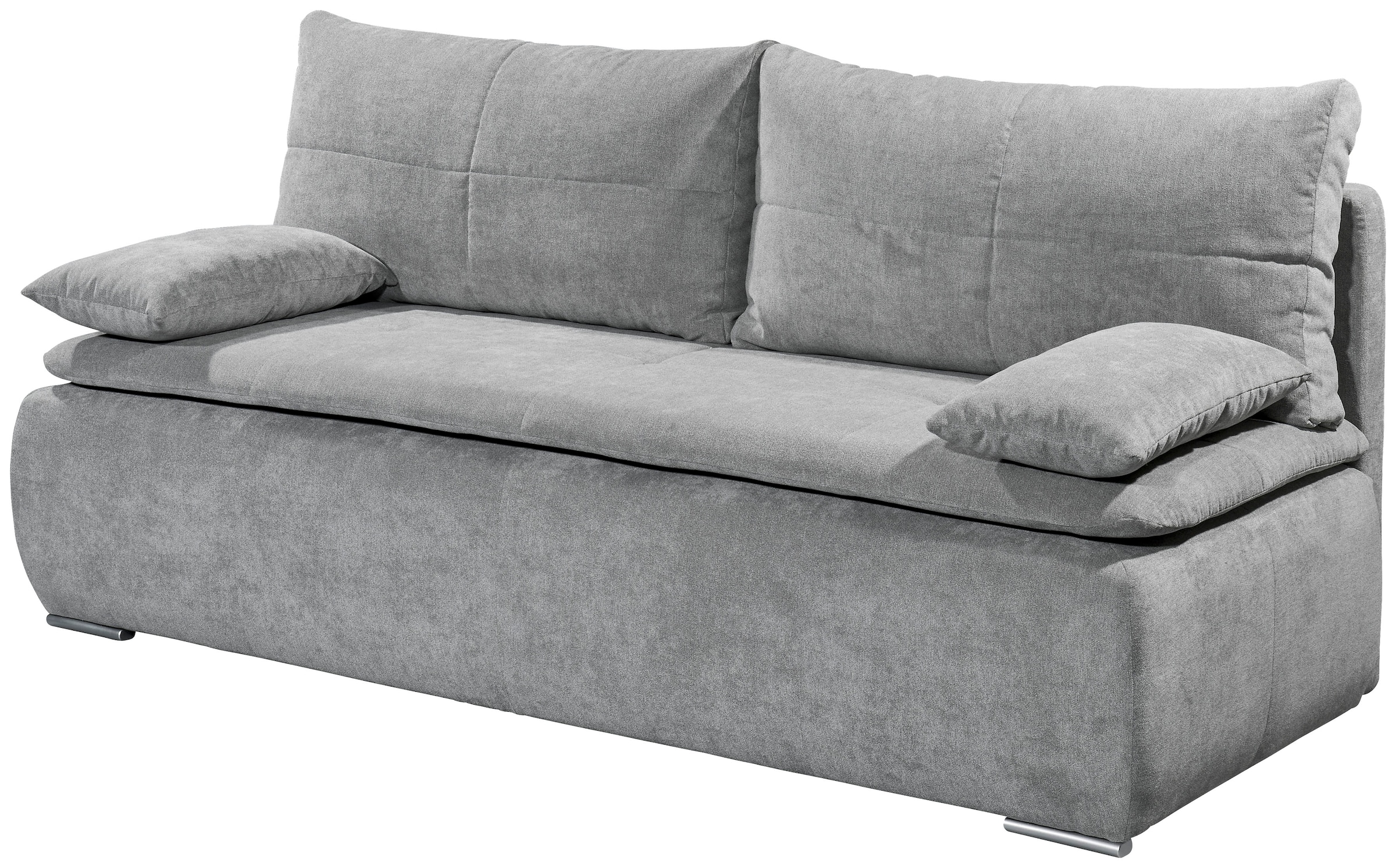 ED EXCITING DESIGN Schlafsofa »Jana«, mit Bettkasten & 2 Armlehnenkissen