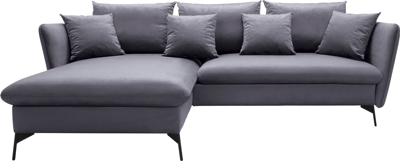 andas Ecksofa "LIVORNO,258 cm, L-Form,", Schlaffunktion u. Bettkasten (139/ günstig online kaufen