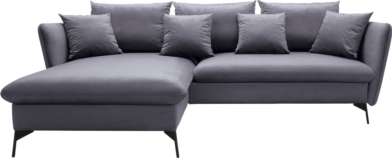 OTTO home Ecksofa »LIVORNO,258 cm, L-Form,« Schlaffunktion u. Bettkasten (1 günstig online kaufen