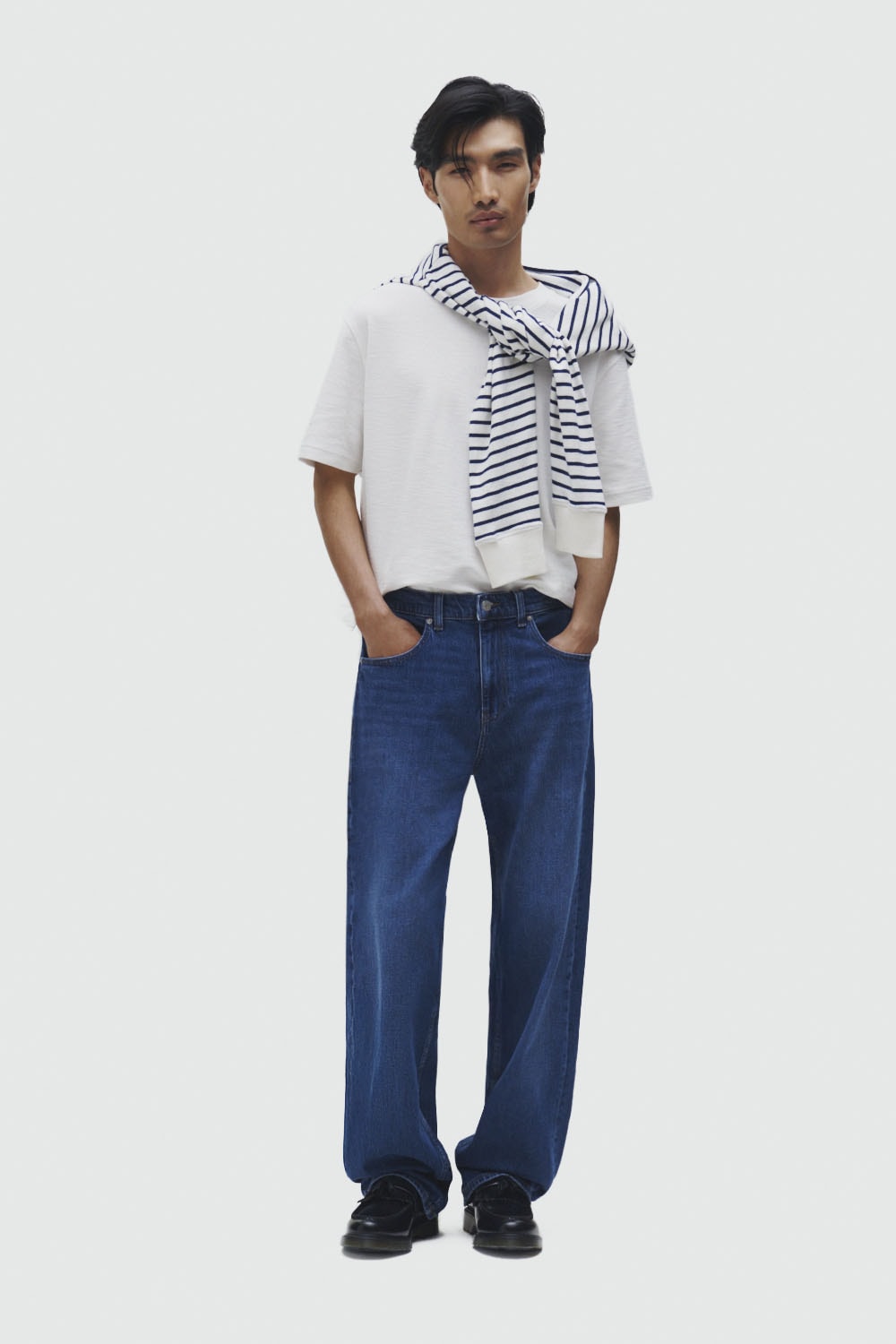 Tommy Jeans Loose-fit-Jeans »Jamie Loose Straight«, in blauer Waschung