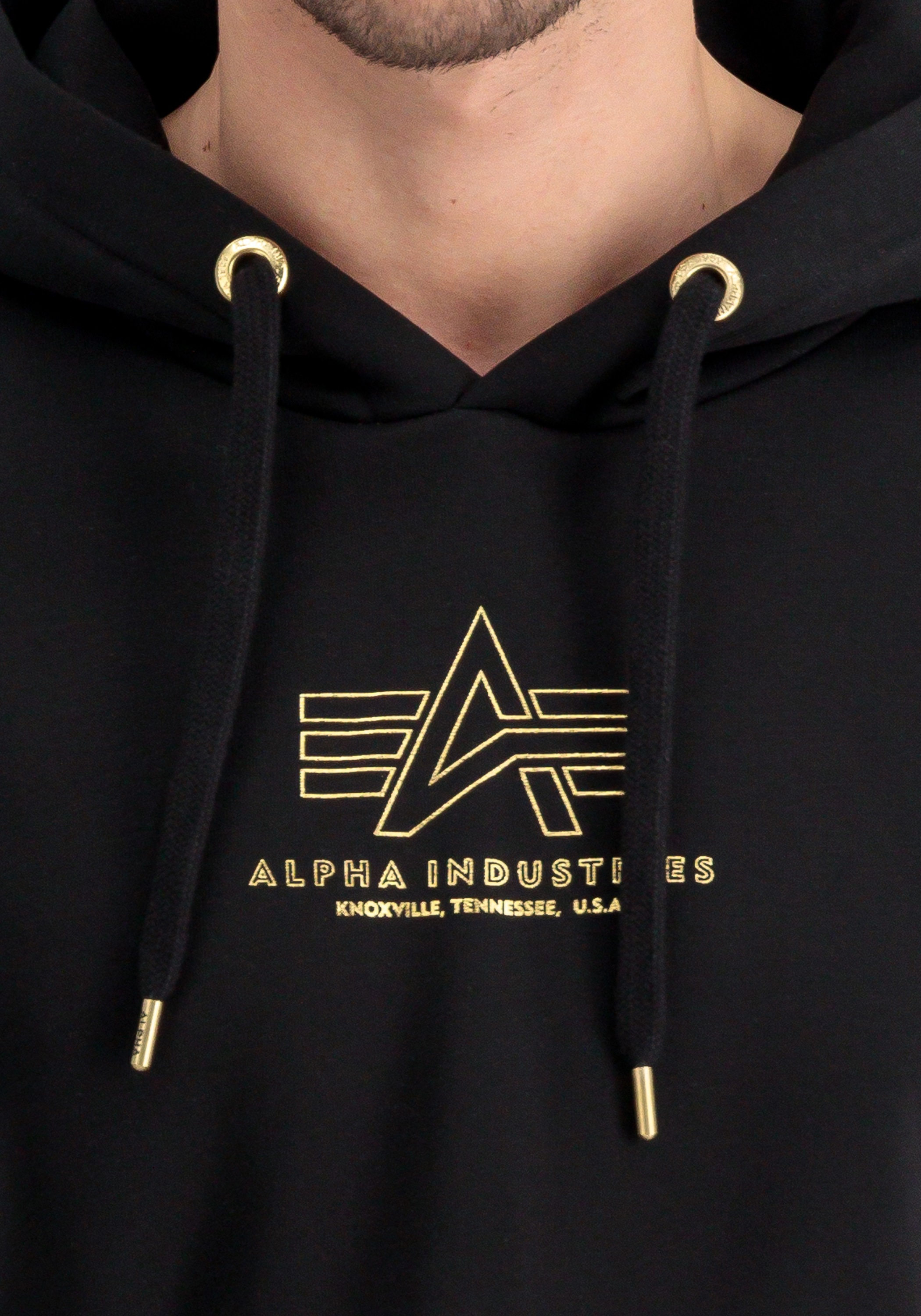 Alpha Industries Hoodie »Alpha Industries Men - Hoodies Basic Hoodie ML Foil Print«