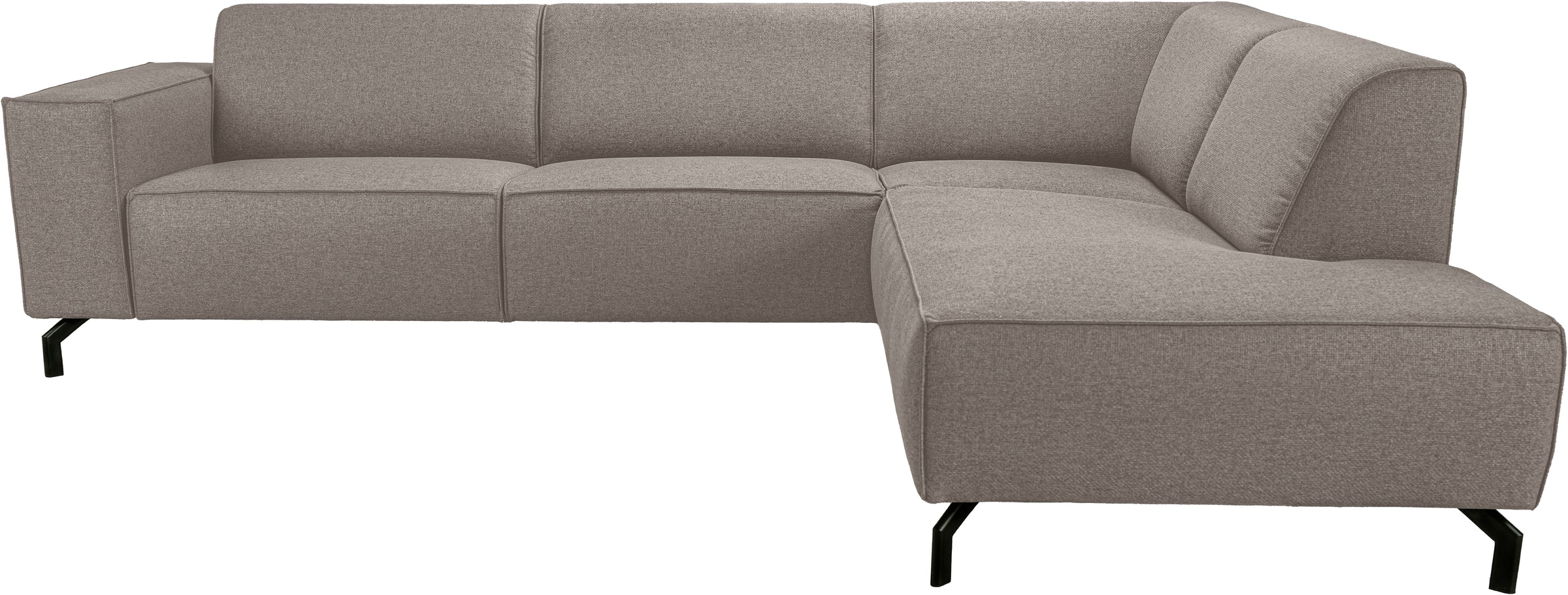 Places of Style Ecksofa »Lorcan, Breite 275 cm, weiches Sitzgefühl«, mit sc günstig online kaufen