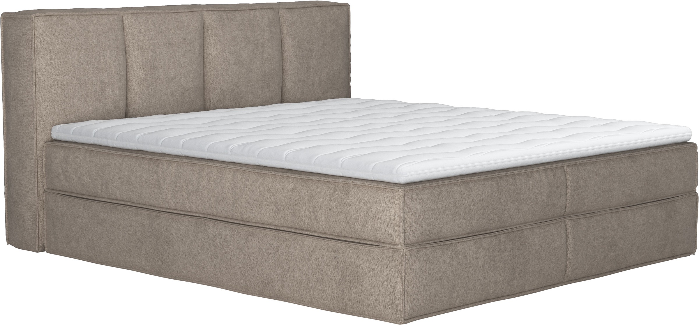 Home affaire Boxspringbett »Sacy«, Boxbett inkl. Topper, 2 Matratzen, Härtegrade H2, H3 und H4 wählbar