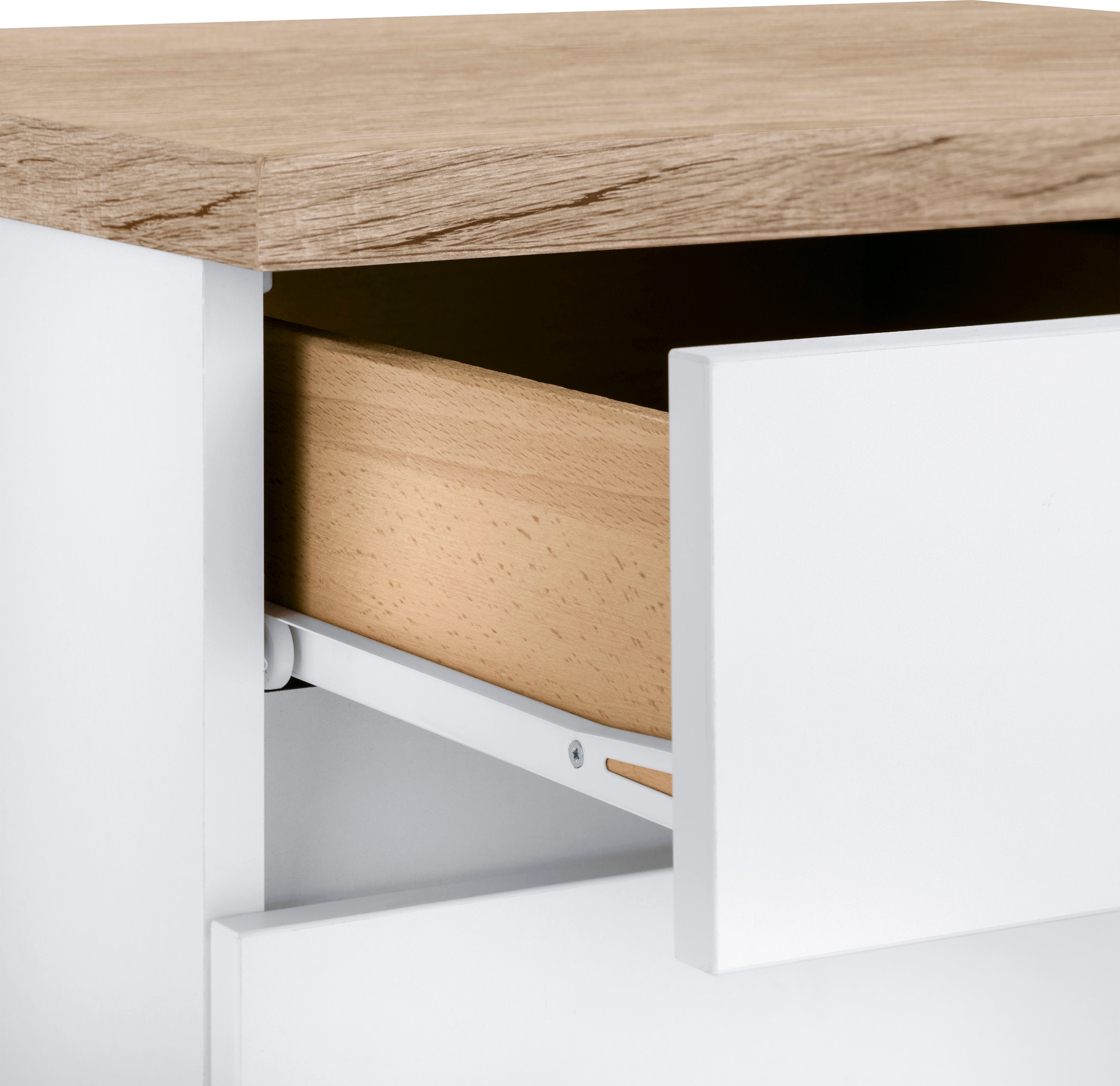 OPTIFIT Winkelküche »Roth« Stellmaße 300x175 cm, wahlweise mit E-Geräten, mit Apothekerschrank