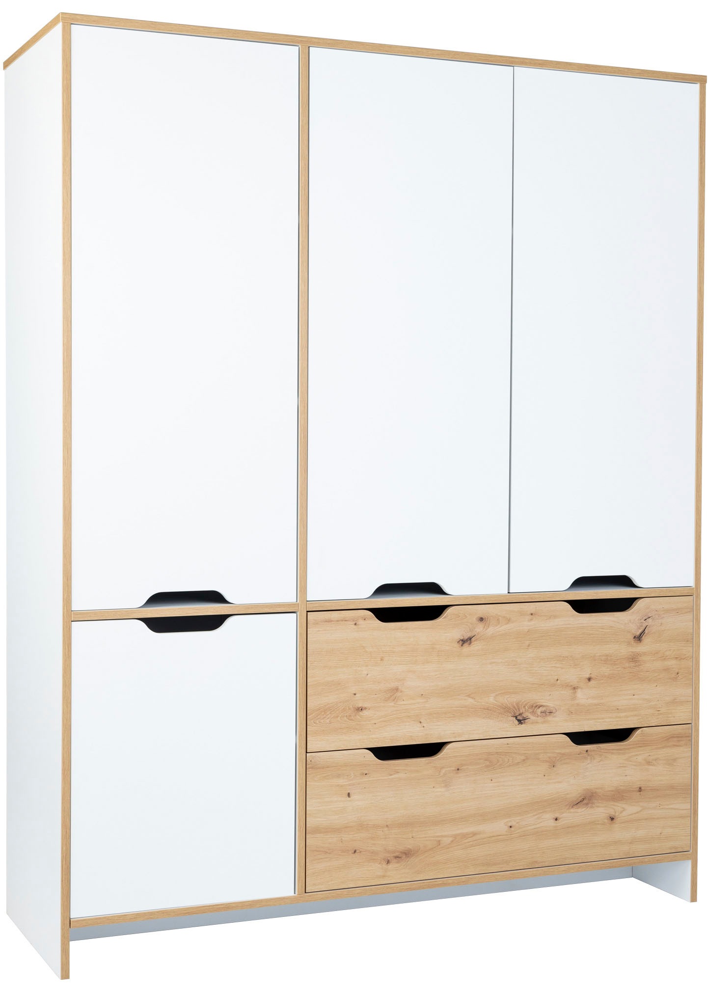 arthur berndt Babymöbel-Set »Babyzimmer Set »Maxim« 3-teilig«, (Set, 3 tlg., Babymöbel-Set »Maxim«), Gedämpfte Türen und Schubkästen