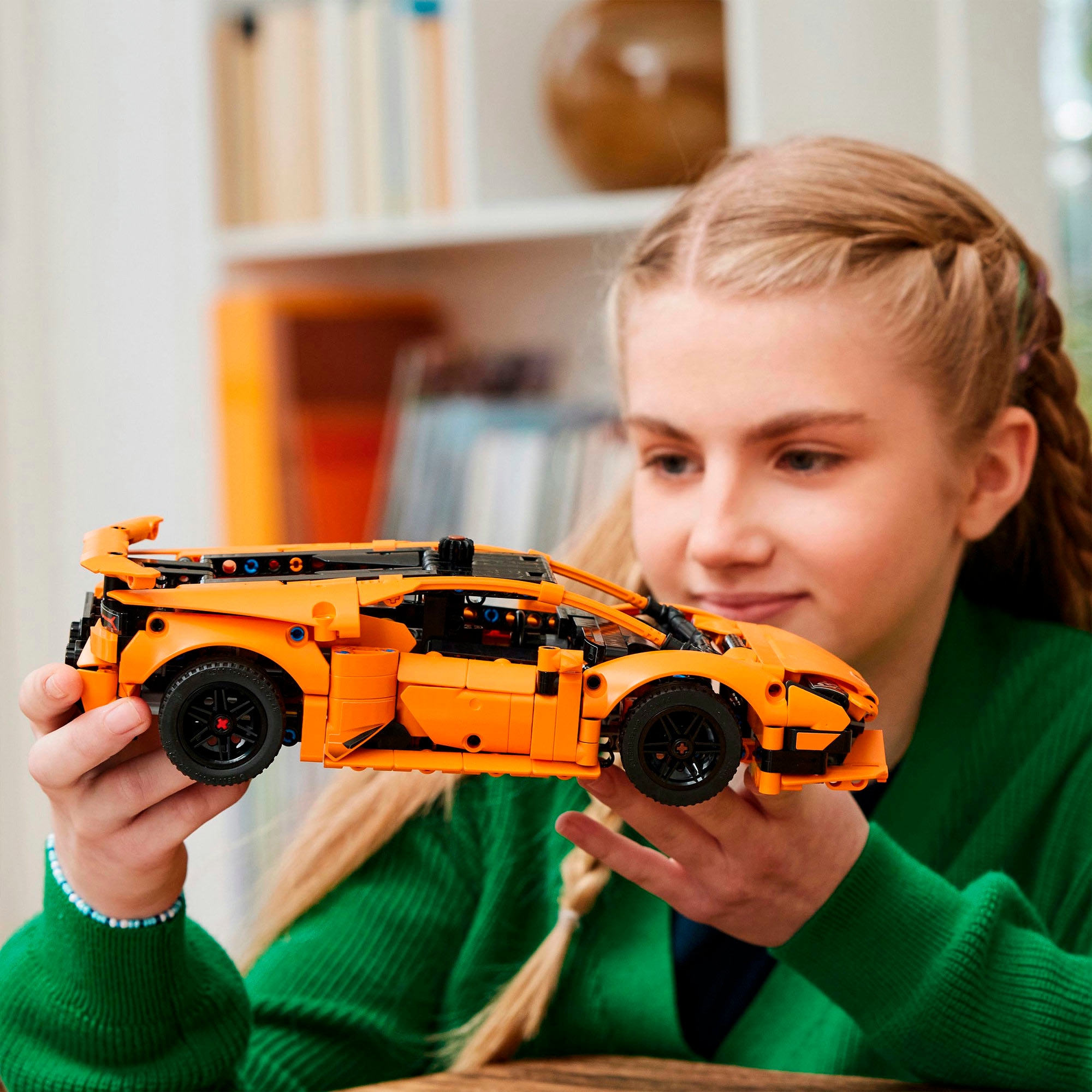 LEGO® Konstruktionsspielsteine »Lamborghini Huracán Tecnica Orange (42196), LEGO Technic«, (806 St.), Seltenes Set; Made in Europe