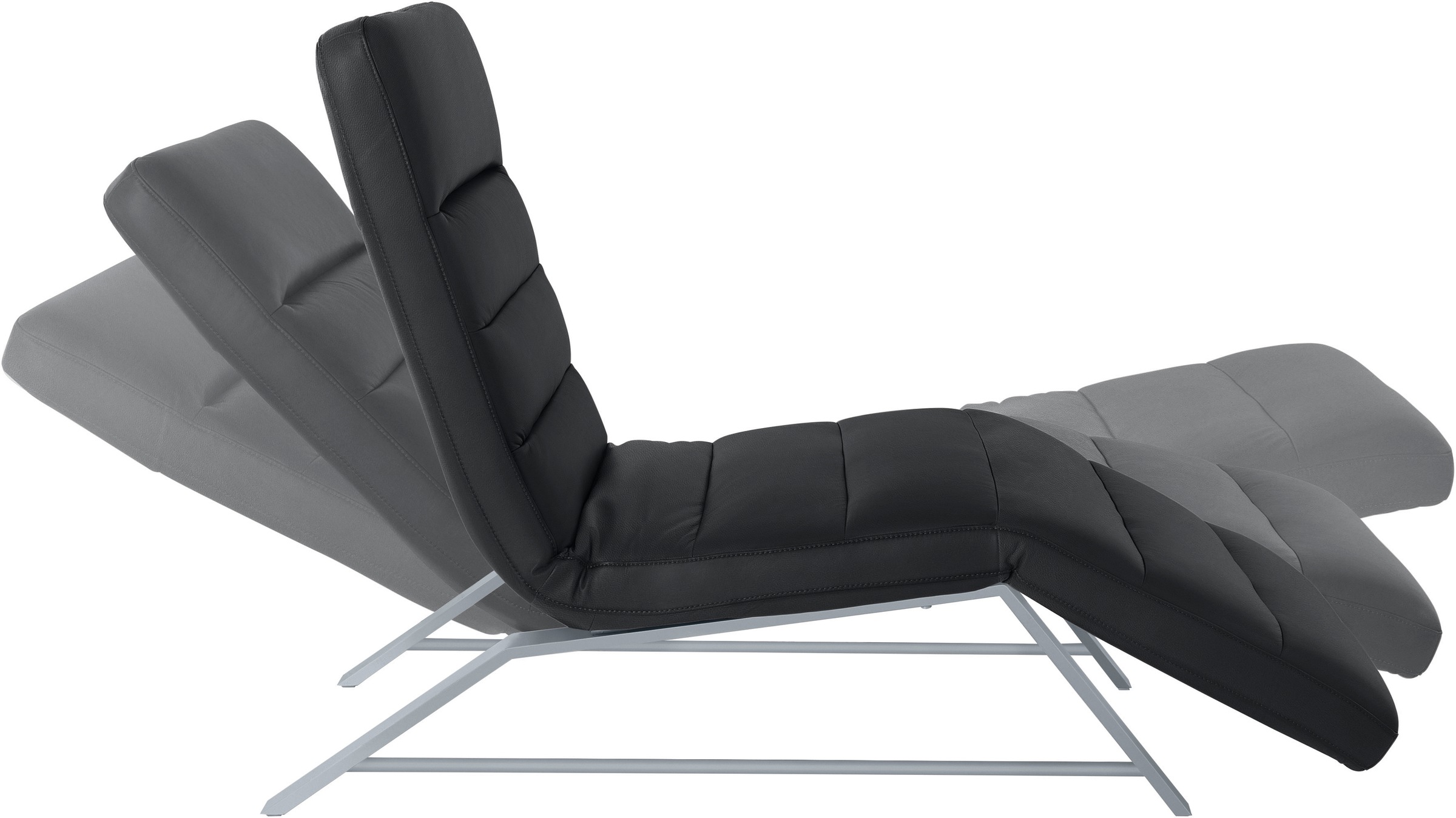 W.SCHILLIG Relaxliege »daily dreams«, Funktionsliege wahlweise mit Motor, Gestell matt, Breite 65 cm