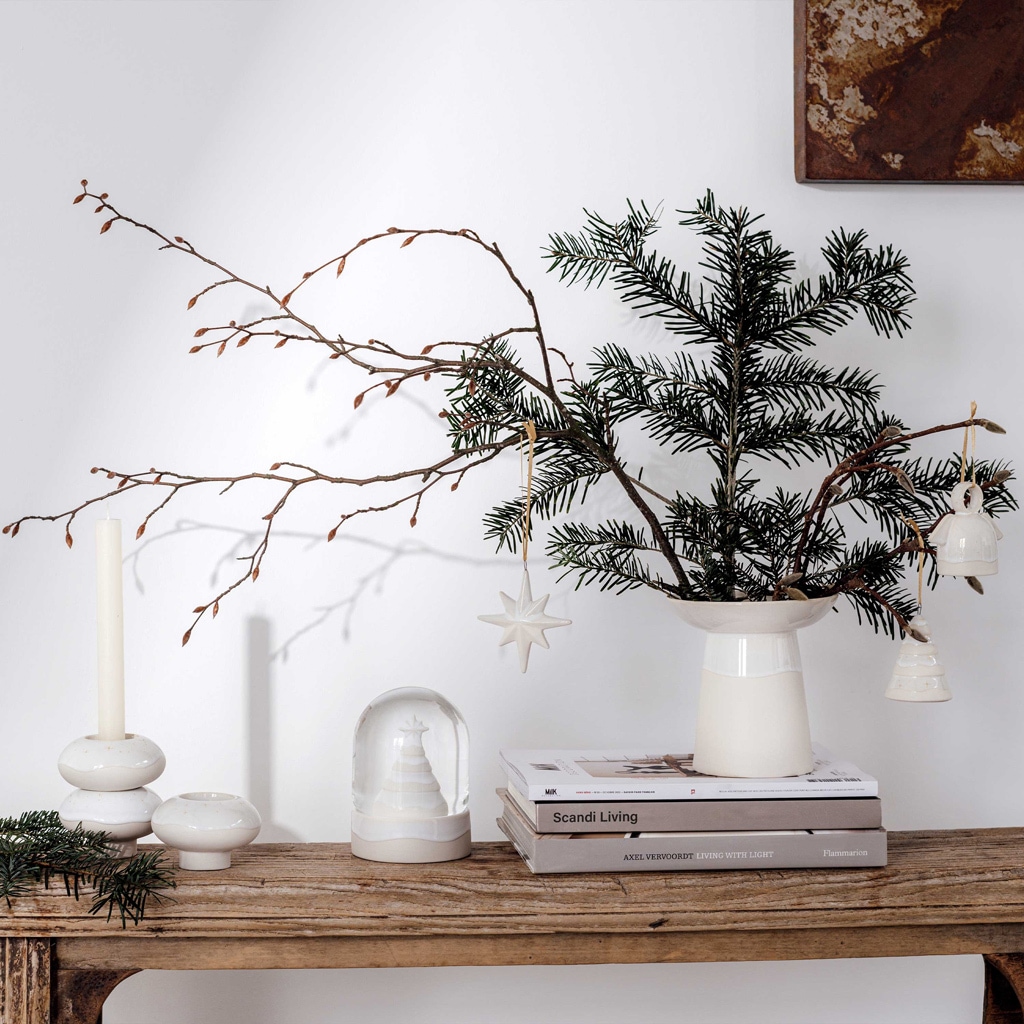 like. by Villeroy & Boch Weihnachtsfigur »Ornamente Engel Winter Glow 6er Set beige«
