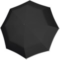 doppler® Taschenregenschirm »Mini Light up uni, Black«, mit reflektierenden Elementen am Schirmdach