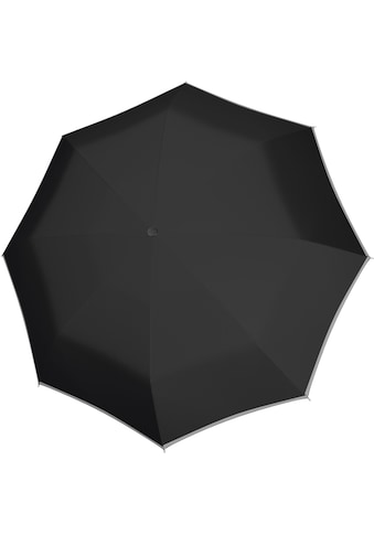 doppler® Taschenregenschirm »Mini Light up uni, Black«, mit reflektierenden Elementen... kaufen