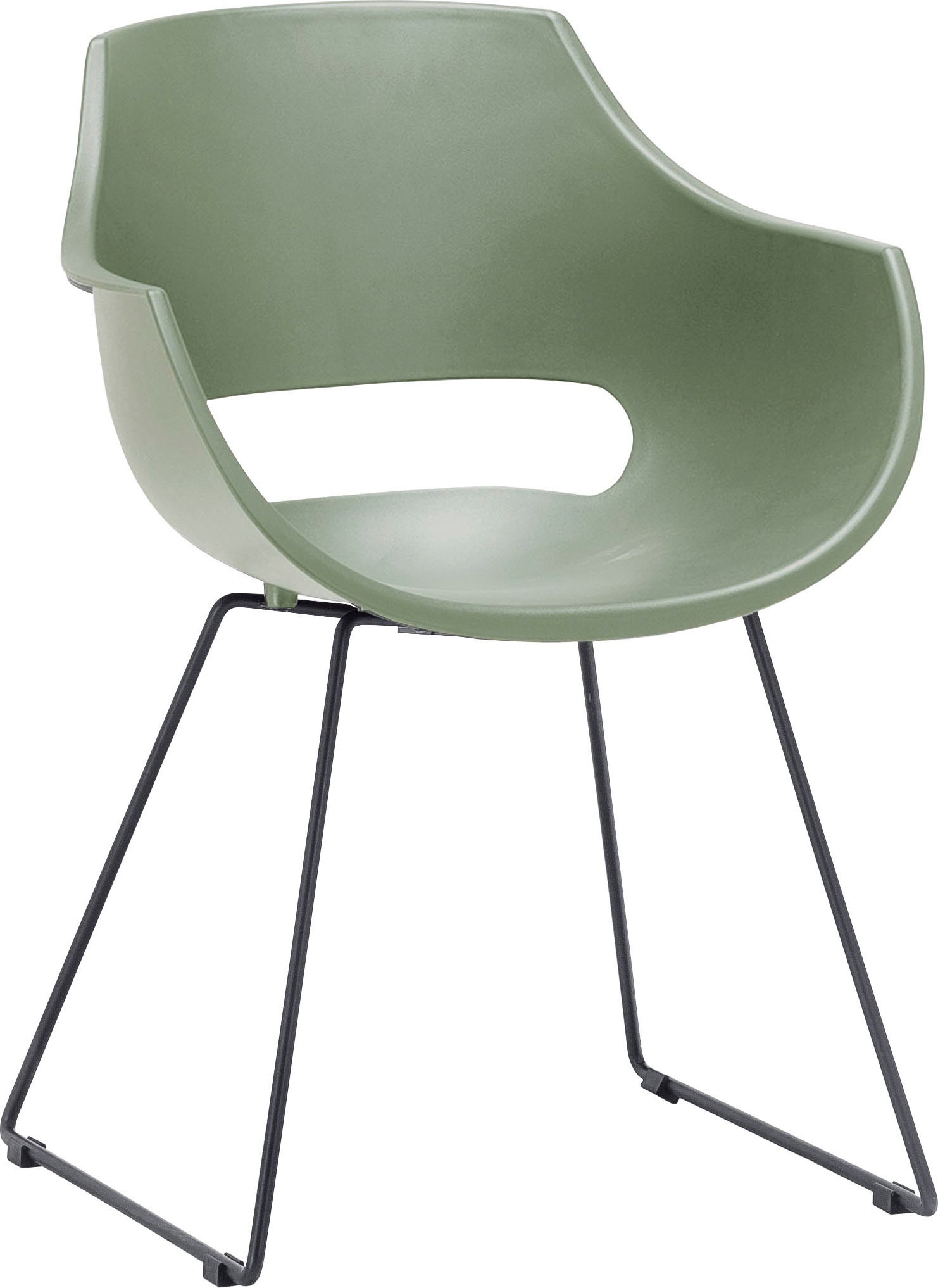 MCA furniture Schalenstuhl »Rockville«, (Set), 4 St., 4er-Set, Kufe, Kunststoff, Belastbarkeit 120 kg, Sitzhöhe ca. 46 cm