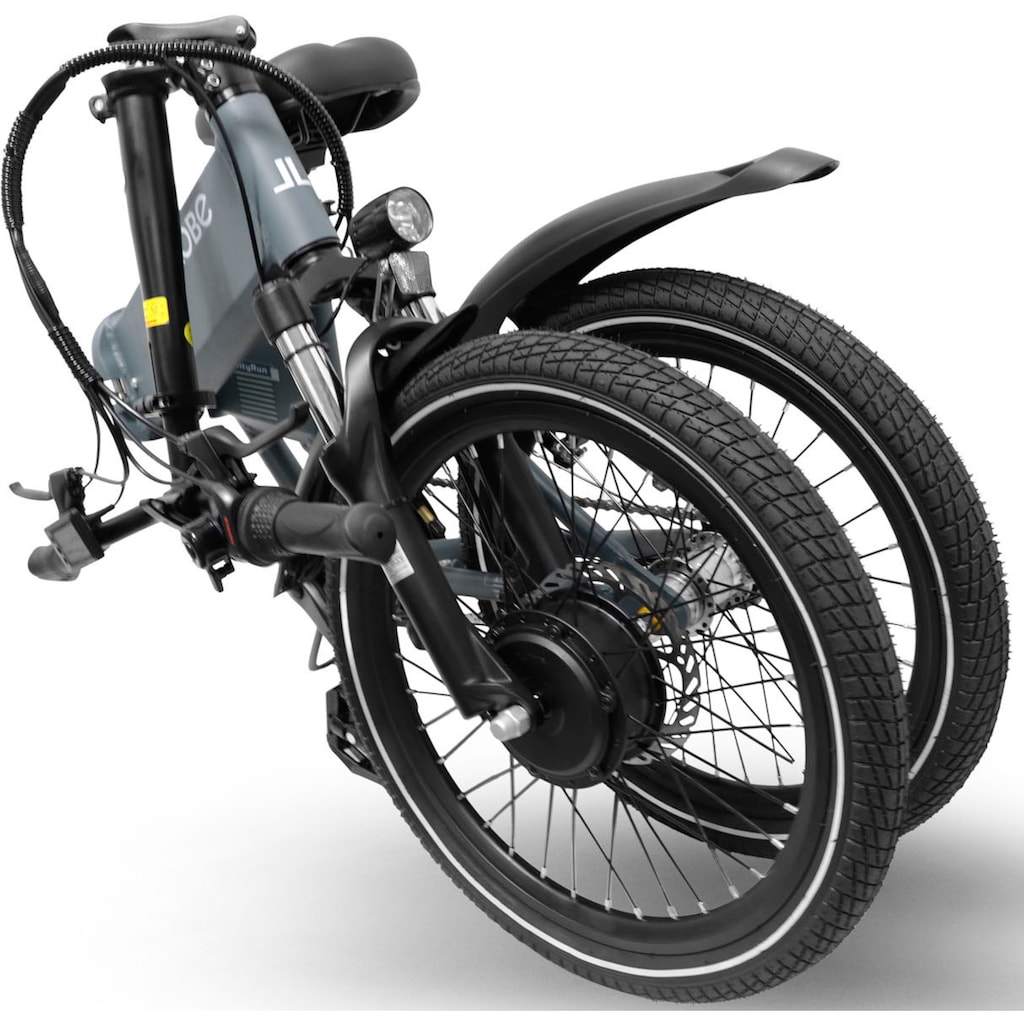 LLobe E-Bike »CityRun 36V / 10,4Ah«, 3 Gang, Shimano, 3-Gang Shimano Nexus Nabenschaltung, Frontmotor 250 W