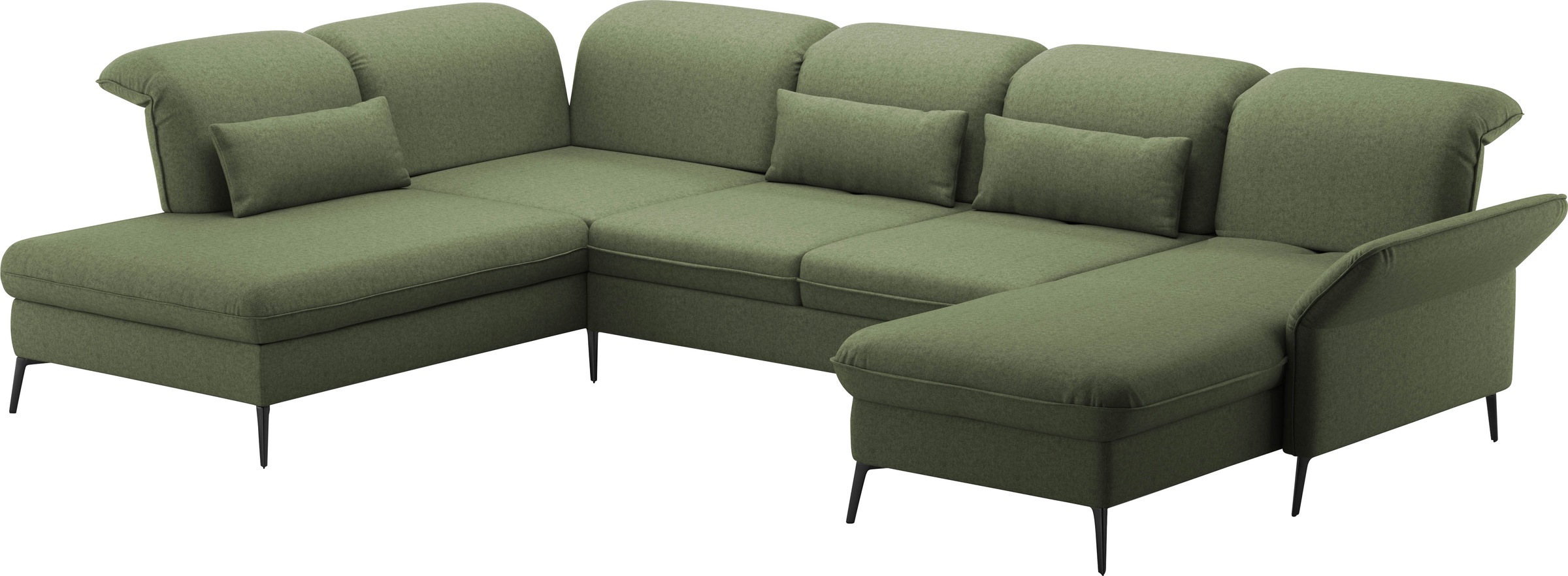 sit&more Wohnlandschaft »Emely«, mit Sitztiefenverstellung optional mit Bettfunktion und Bettkasten