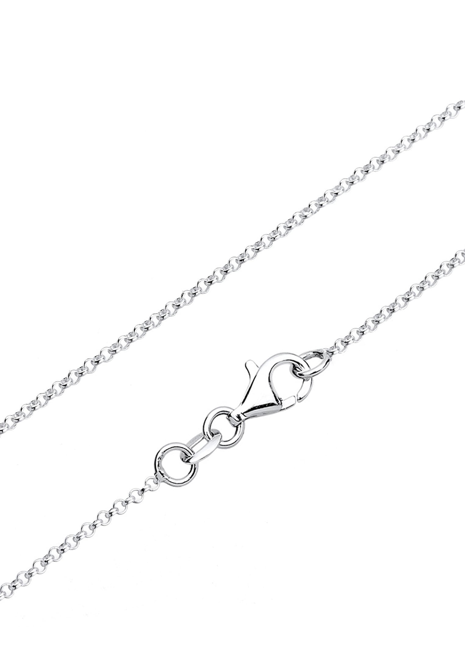 Elli Schmuckset »Zirkonia Synthetischer Saphir Blau 925 Sterling Silber«