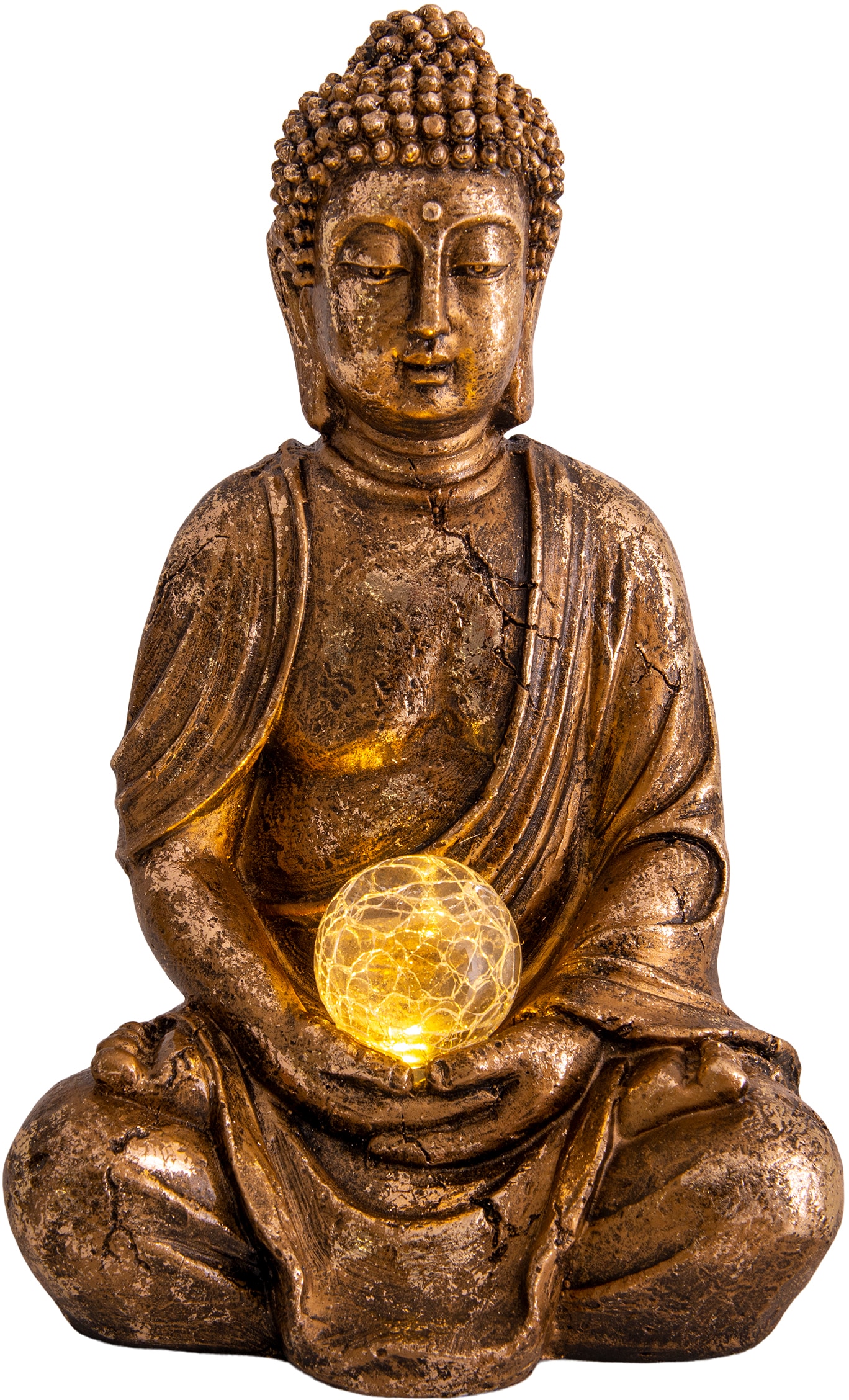 näve LED Solarleuchte »Buddha«, 1 flammig, Solar
