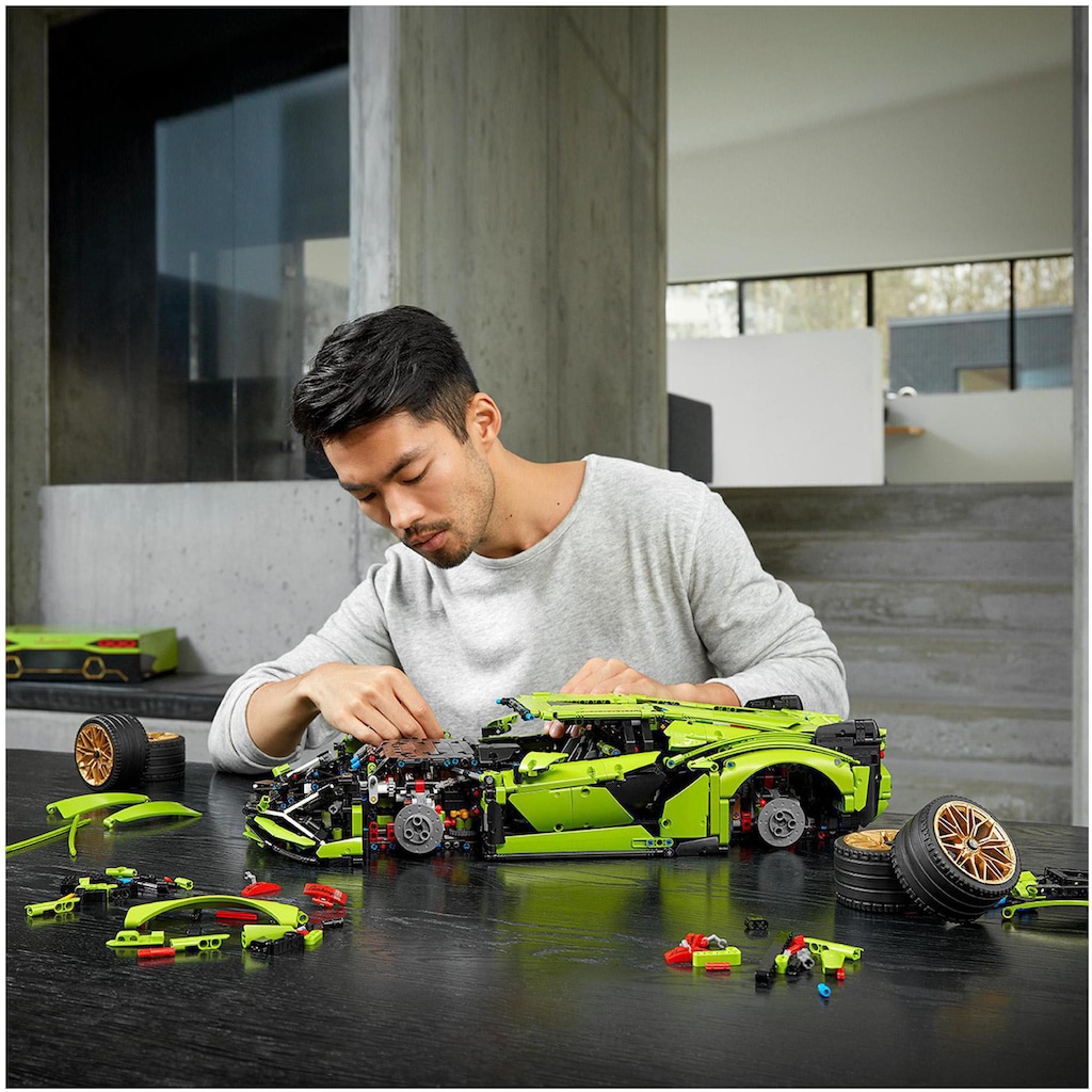 LEGO® Konstruktionsspielsteine »Lamborghini Sián FKP 37 (42115), LEGO® Technic«, (3696 St.)