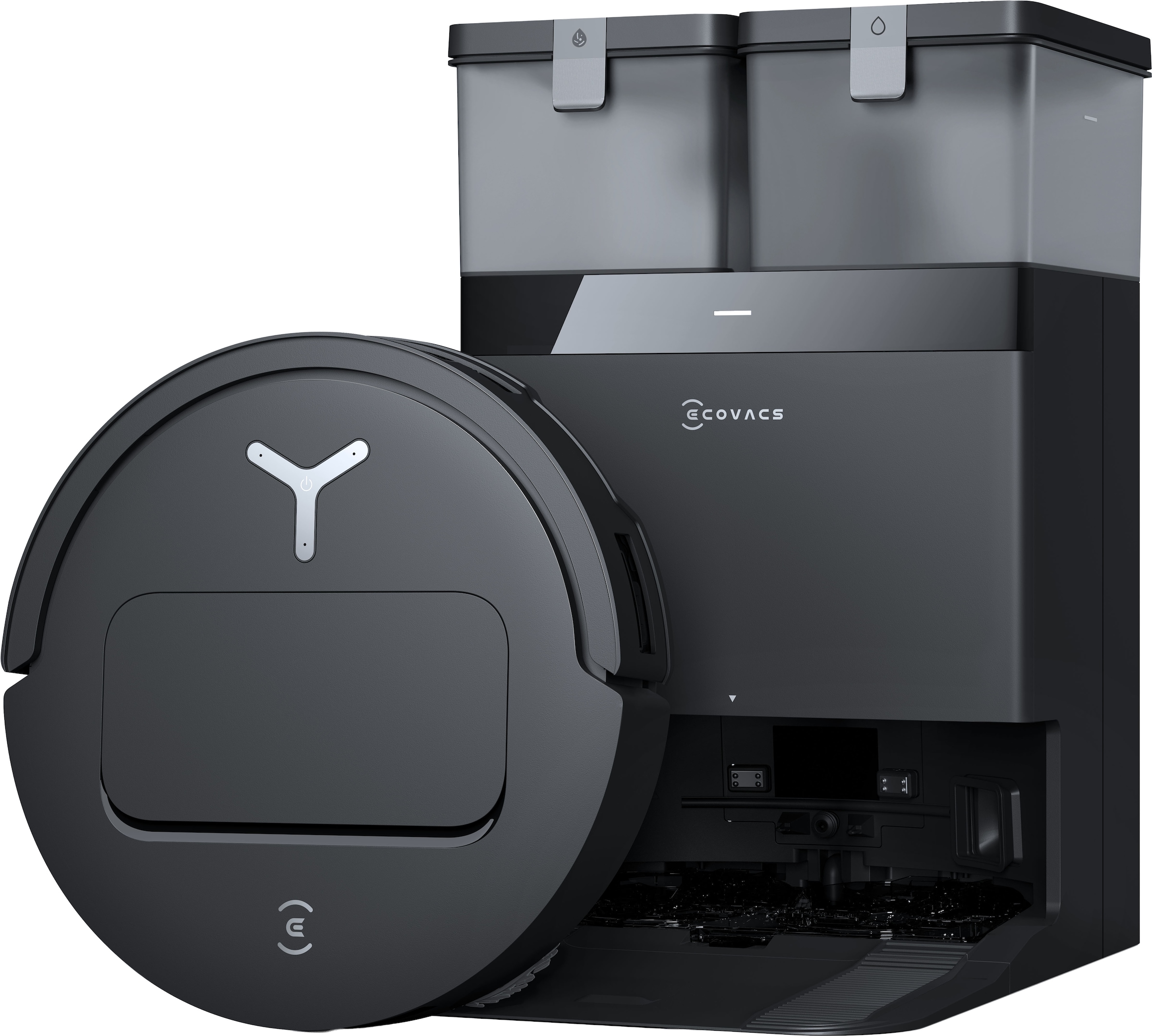 ECOVACS Nass-Trocken-Saugroboter »DEEBOT T50 OMNI Gen3« 25.000 Pa, OMNI Station, Ultraschlankes 81-mm-Design