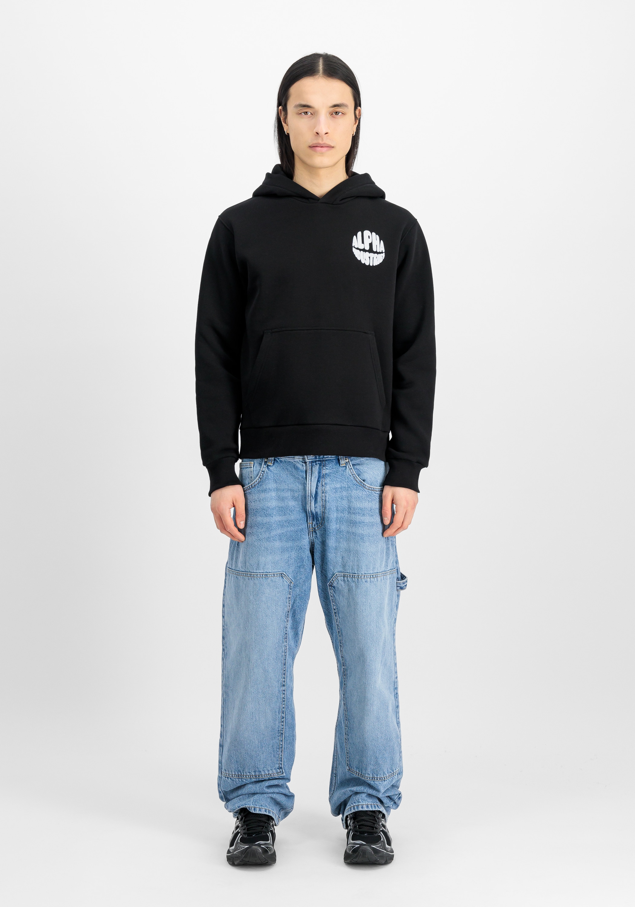 Alpha Industries Hoodie »Alpha Industries Men - Hoodies Logo Hoodie Backprint«