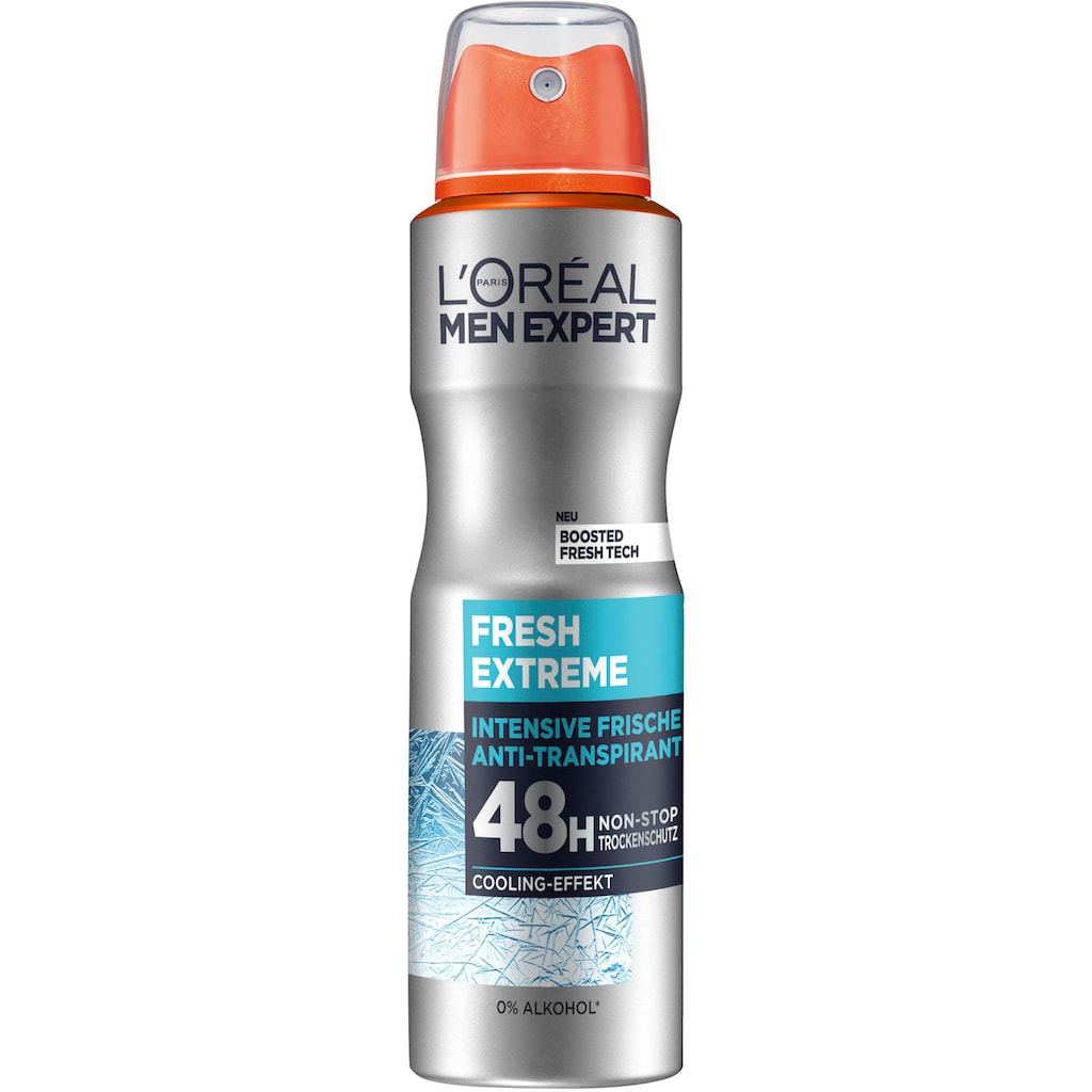 L'ORÉAL PARIS MEN EXPERT Deo-Spray »Deo Spray Fresh Extreme«, (Packung, 6 tlg.)