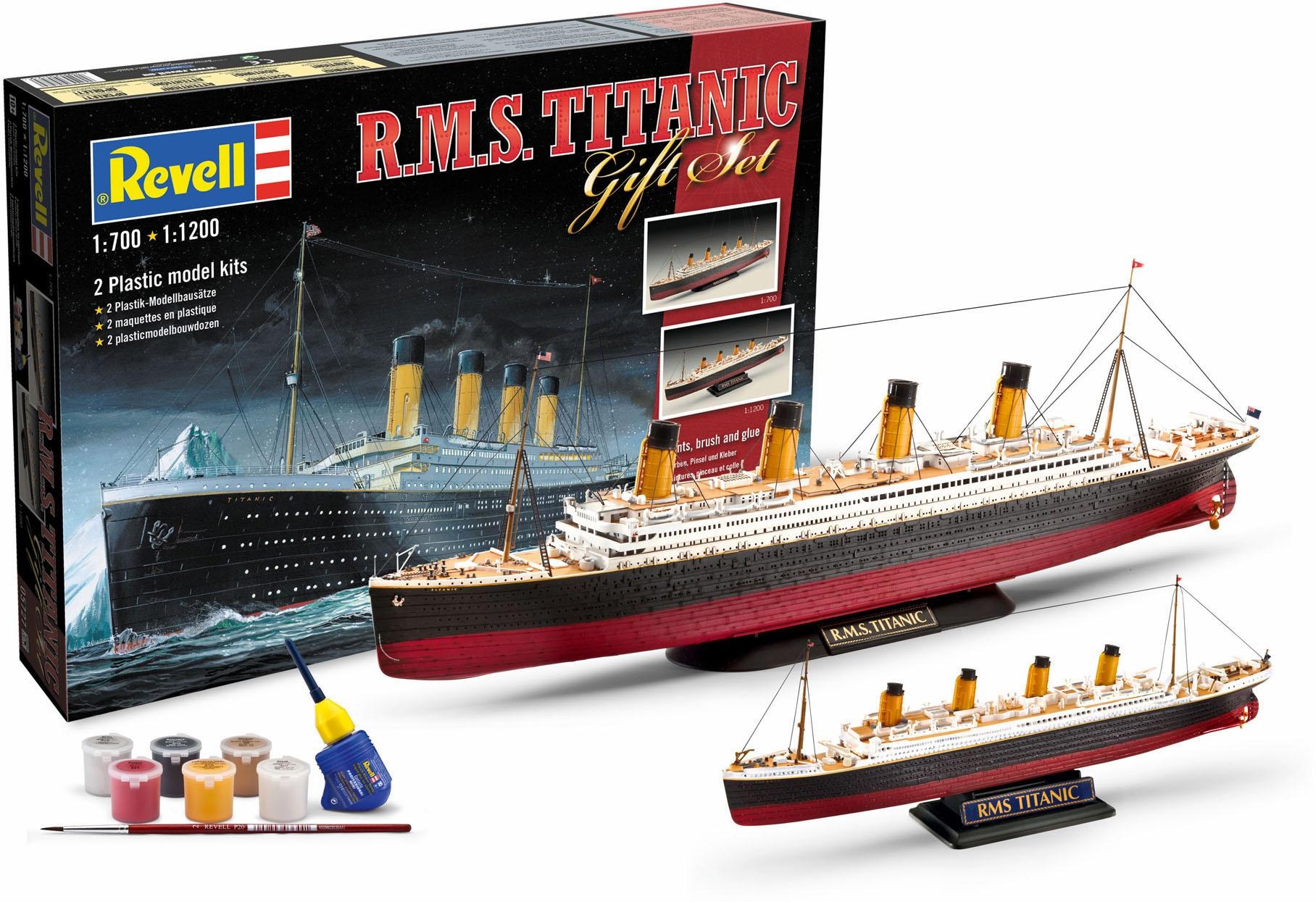 Revell® Modellbausatz »Geschenkset Titanic«, (Set), 1:700 · 1:1200, Made in Europe