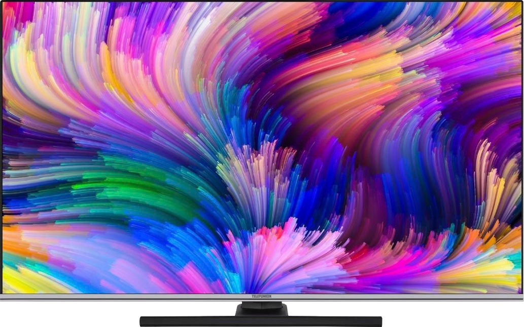 Telefunken QLED-Fernseher »D50Q701X2CW«, 4K Ultra HD, Android TV-Smart-TV