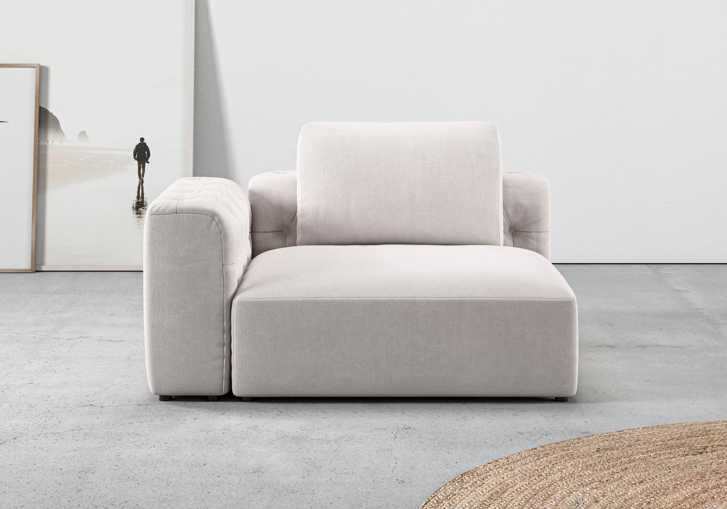 RAUM.ID 1,5-Sitzer »Cushid«, Modul-Eckteil, auch einzeln stellbar, Breite 1 günstig online kaufen