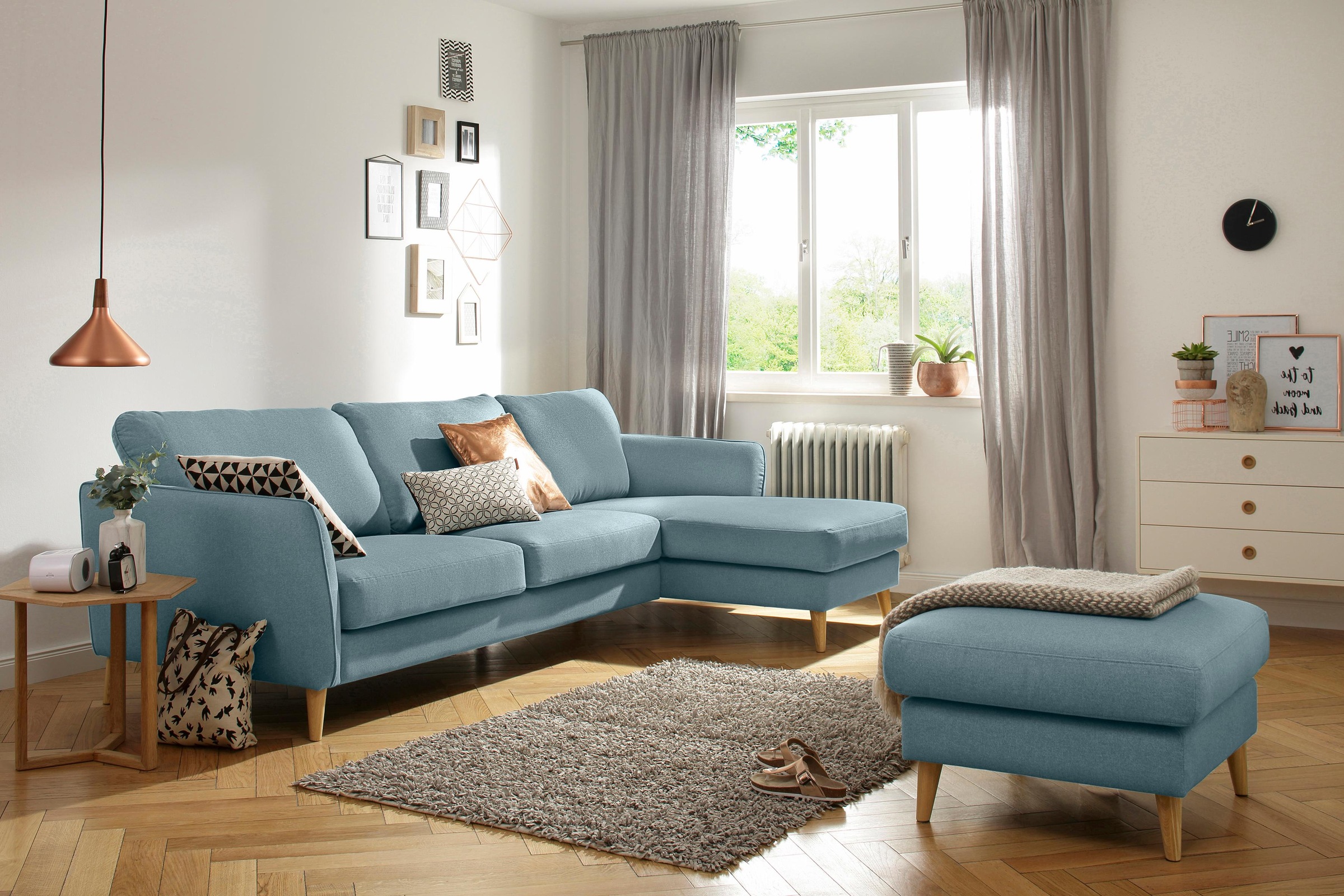 Home affaire Ecksofa »MARSEILLE (279/152cm),L-Form, Rec. rechts/links, vers günstig online kaufen