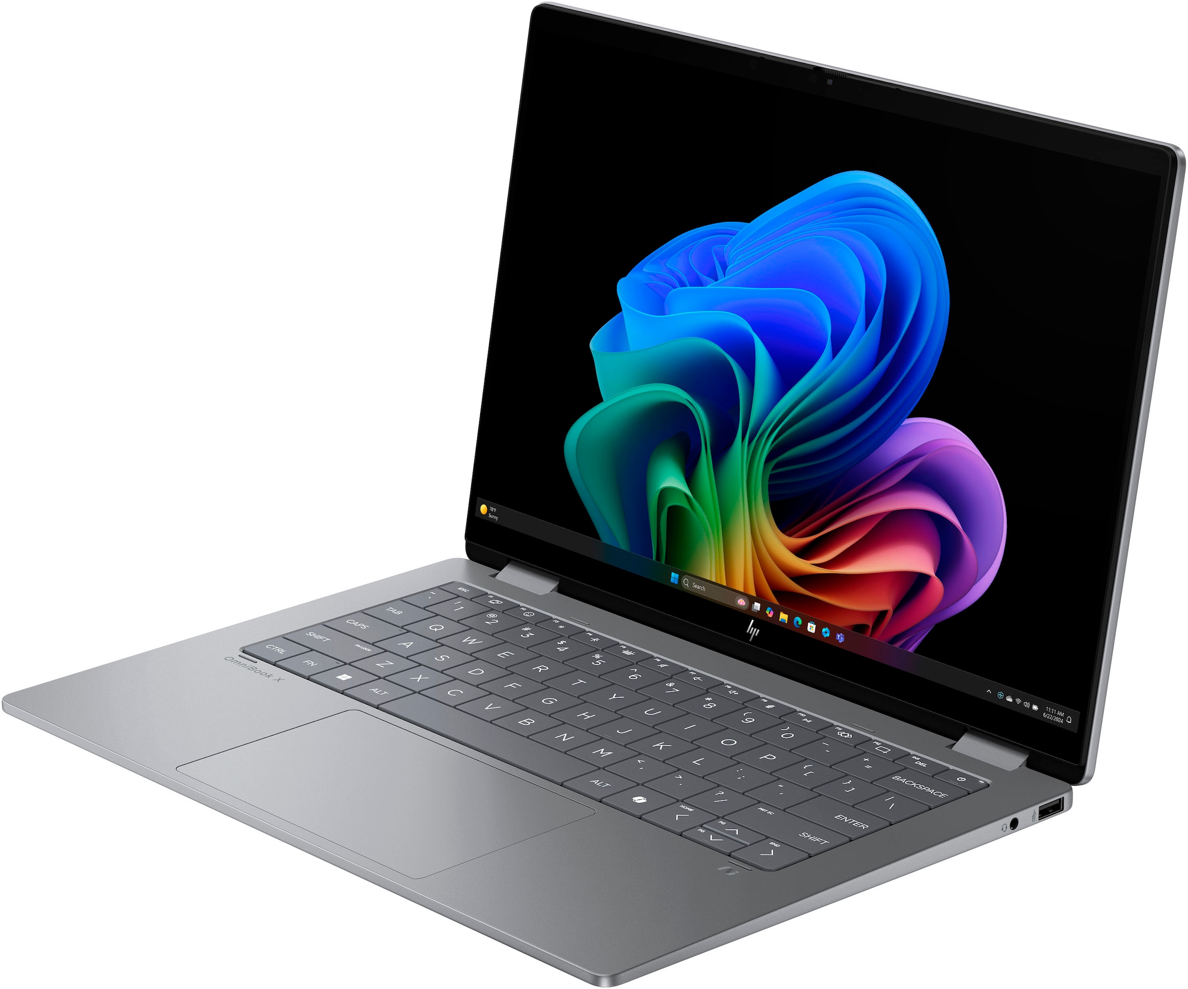 HP Convertible Notebook »OmniBook X Flip 14-fk0252ng«, 35,6 cm, / 14 Zoll, AMD, Ryzen™ AI 5, Radeon, 512 GB SSD