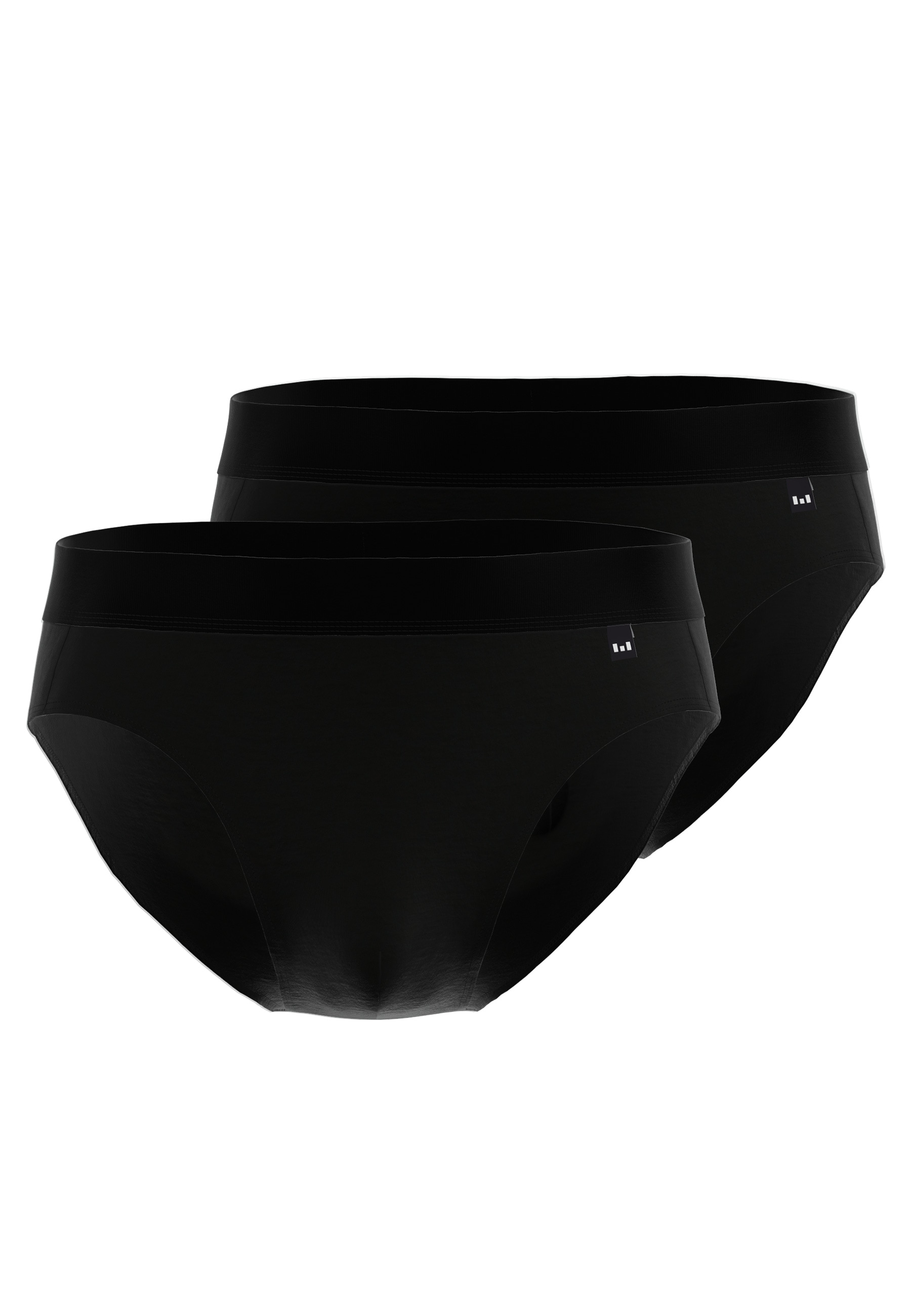 GÖTZBURG Slip »X-lastic« 2er-Pack, basic, elastischer Bund, eng, weich, atmungsaktiv, Baumwollmix schwarz-dunkel-uni 5M 5M Herren Pants von Götzburg