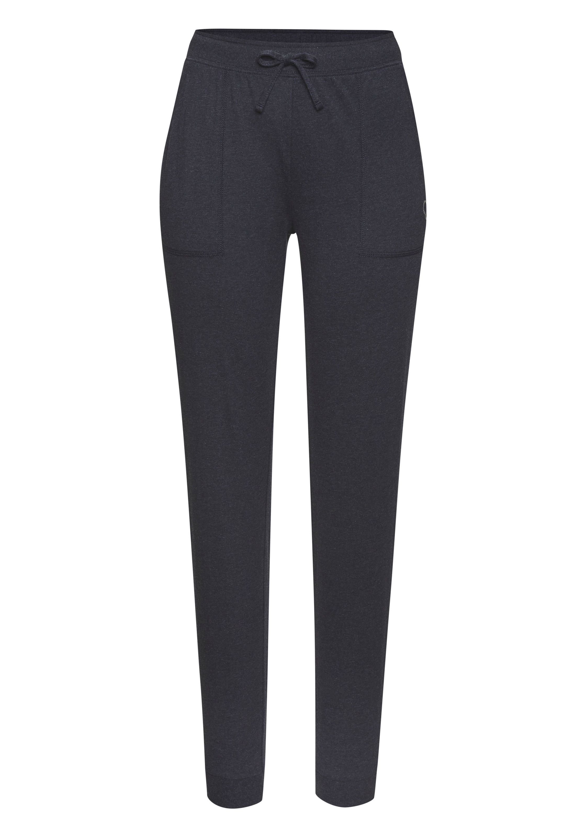 Vivance Dreams Pyjama, (2 tlg.), Schöner Melangeeffekt