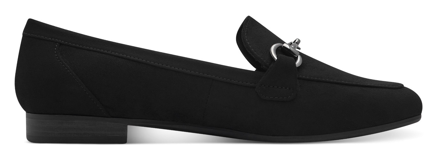 MARCO TOZZI Slipper, Blockabsatz, Loafer, Businessschuh mit Schmuckspange