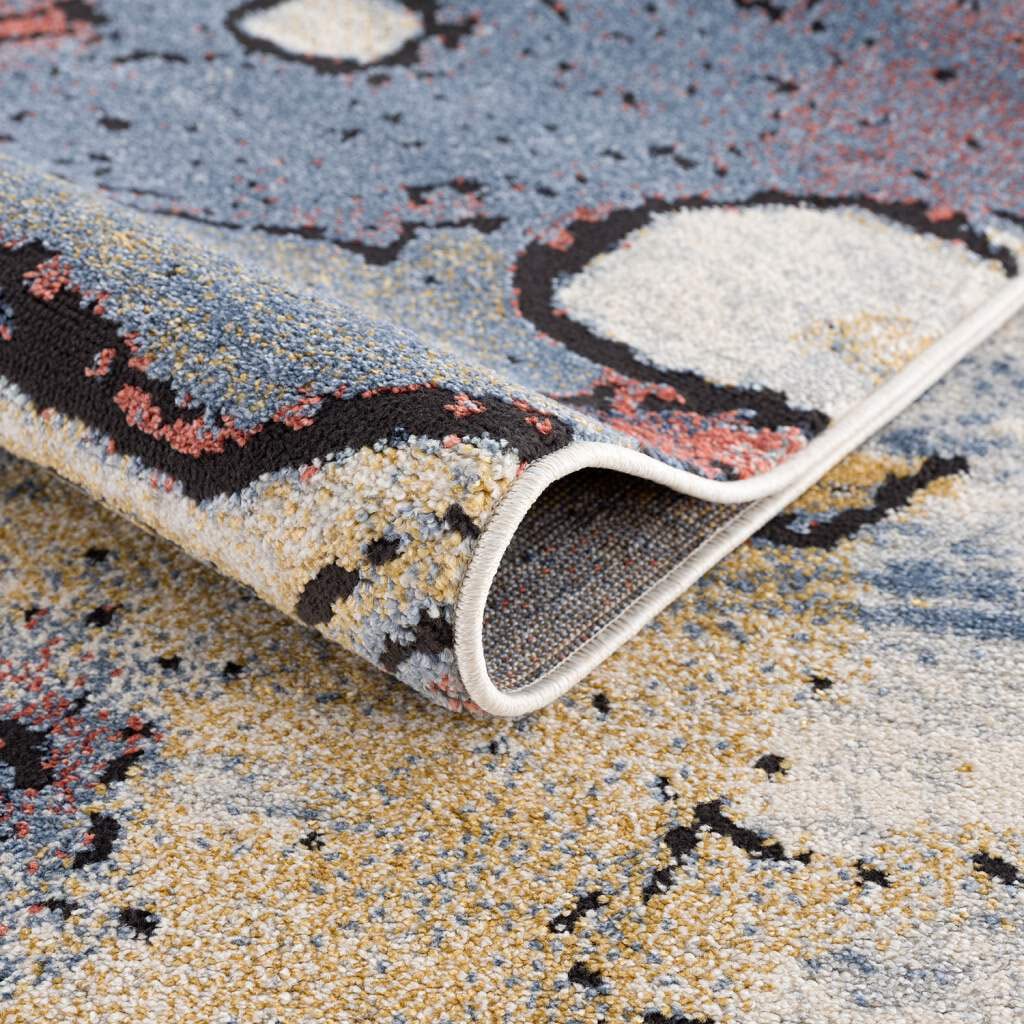 Carpet City Teppich »Mista 2699«, rechteckig, 9 mm Höhe, Läufer, Kurzflor, Abstrakt, Multicolor, Weich