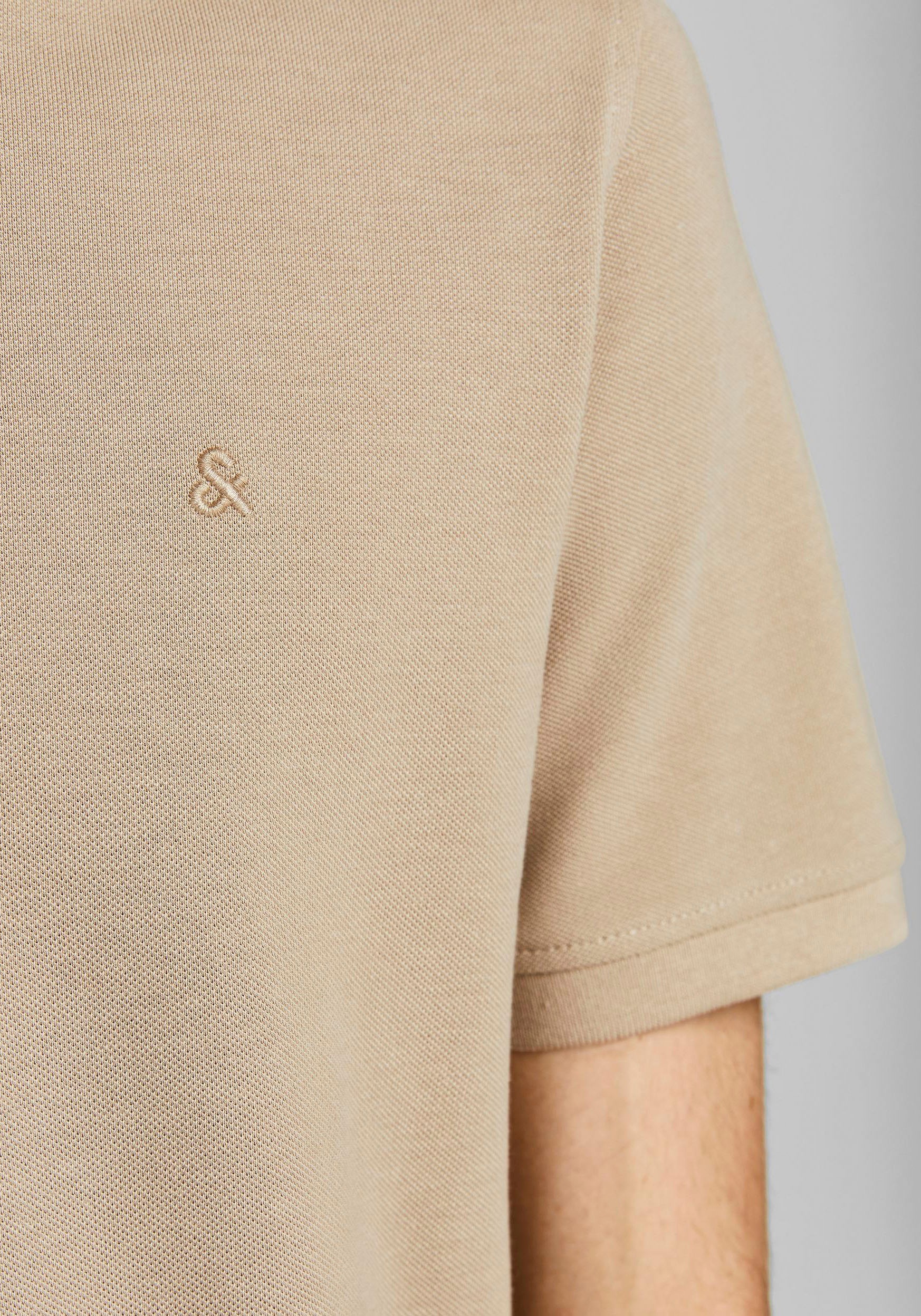 Jack & Jones Poloshirt »JJEPAULOS Poloshirt mit klassischem Kragen und figurbetonter Form«, Logostickerei, modisch, schmal, Baumwolle, Polokragen