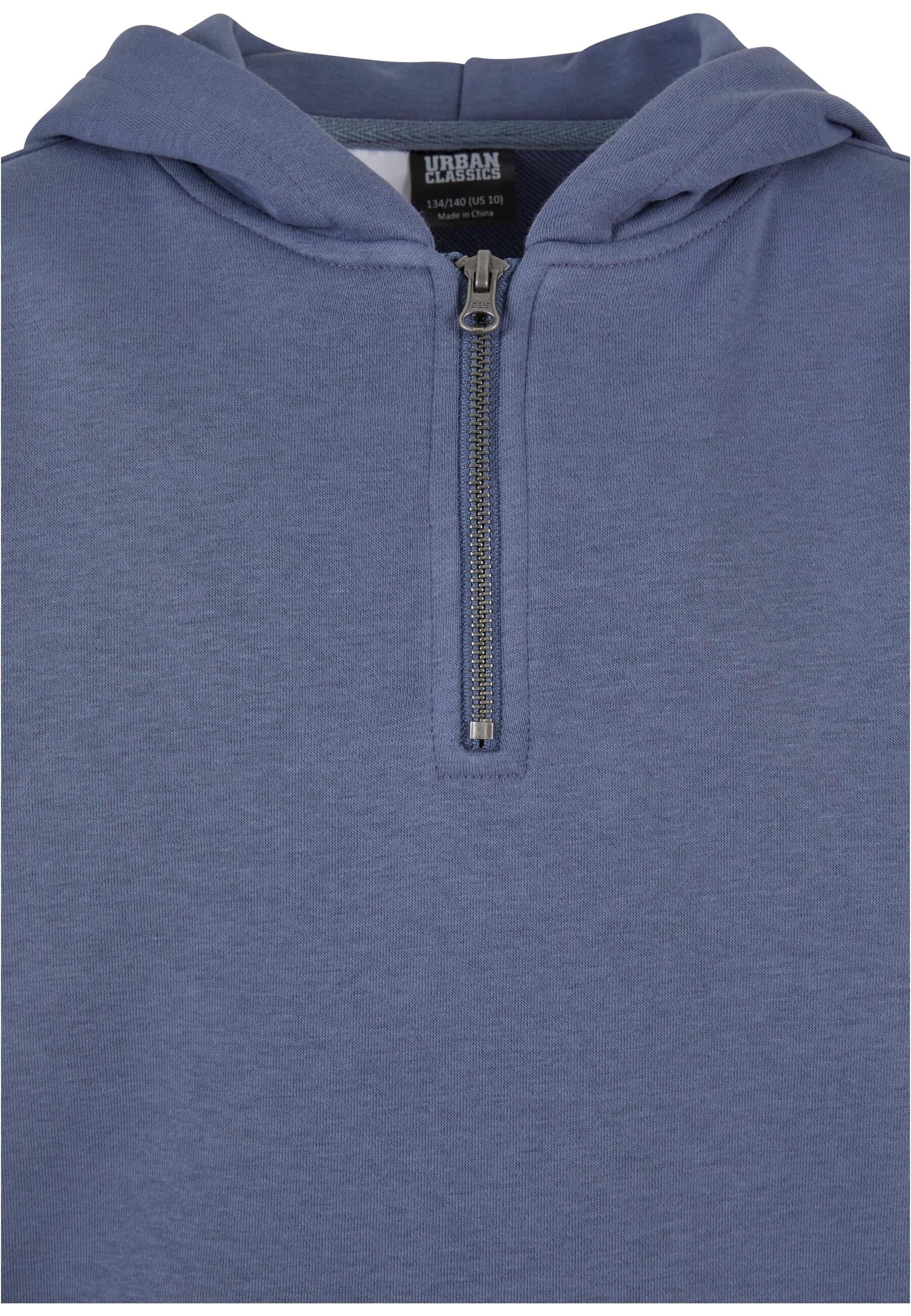 URBAN CLASSICS Sweater »Urban Classics Herren Boys Boxy Zip Hoody« 1 Stk. tlg.