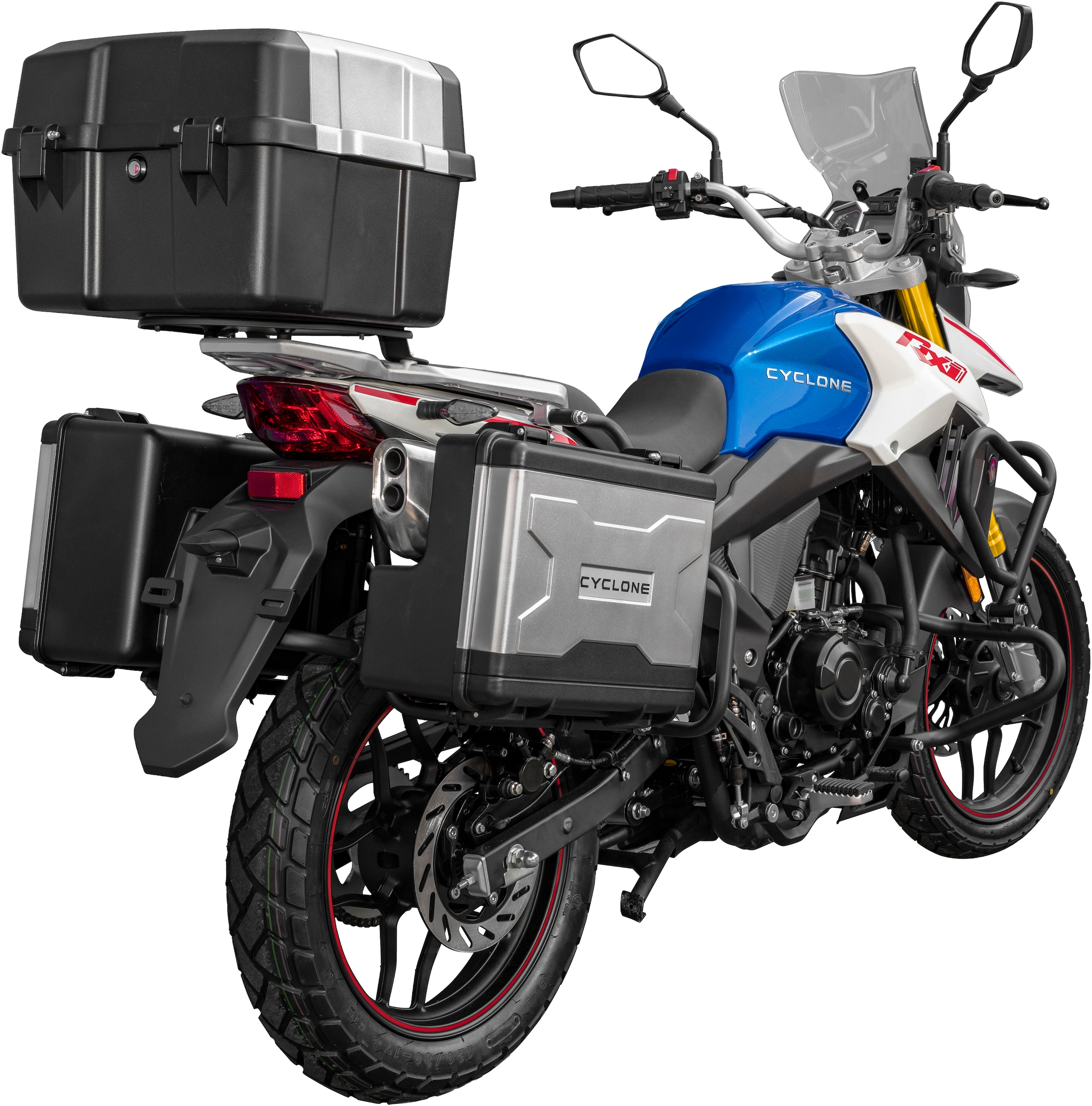 Cyclone Motorrad »RX1 Pro, 125, E5+, Adventure« 124 cm³ 99 km/h Euro 5+ 15 11 kW, 15 PS, ABS, 125er Adventure, digitales Cockpit