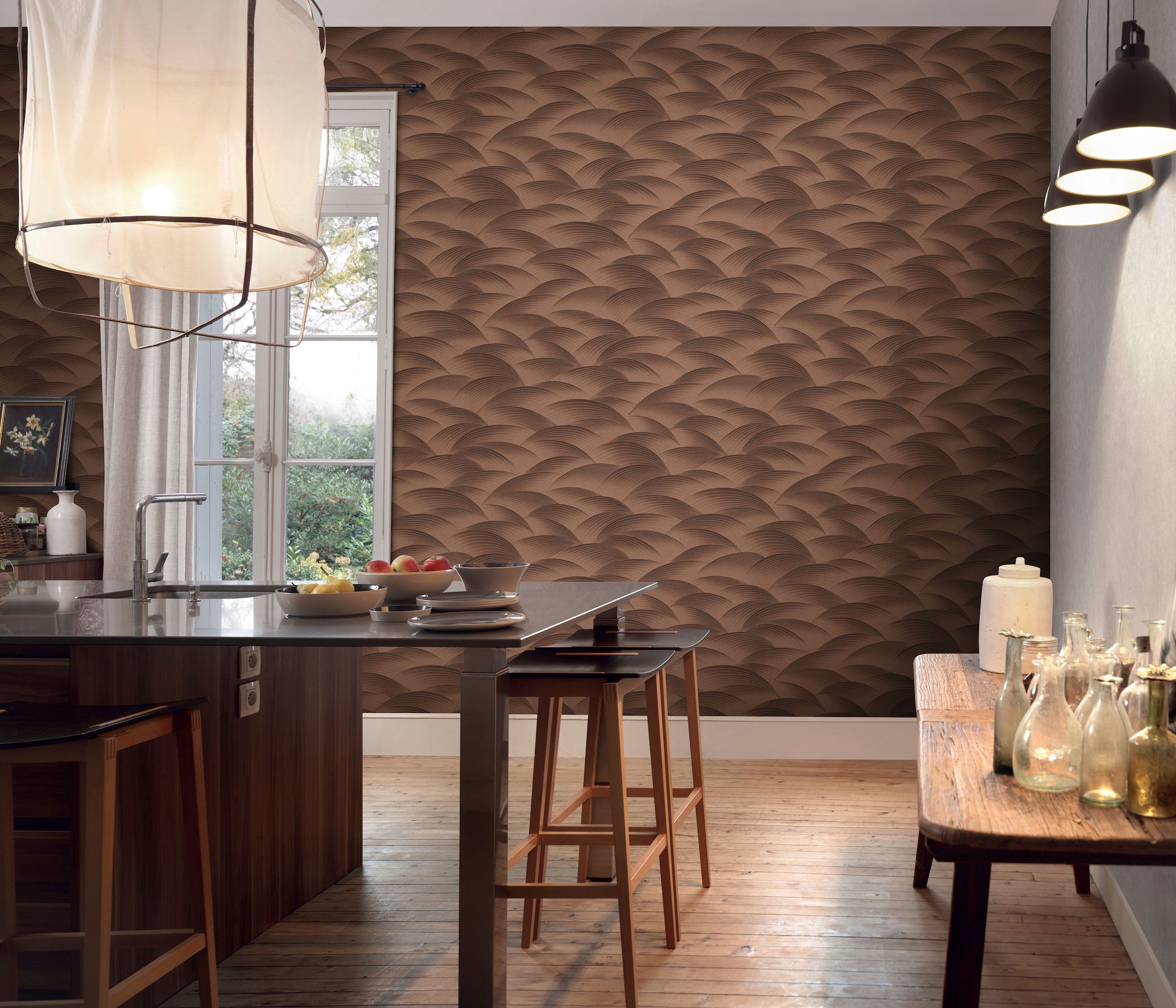 Fashion for walls Vliestapete »Sparkling Sea«, glänzend, Phthalate frei