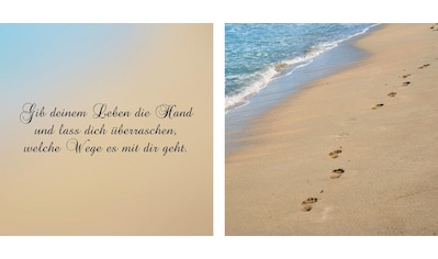 Artland Wandbild »Himmlische Stille am Strand Vintage«, Strandbilder, (1 St.),  als Alubild, Leinwandbild, Wandaufkleber oder Poster in versch. Größen auf  Raten kaufen