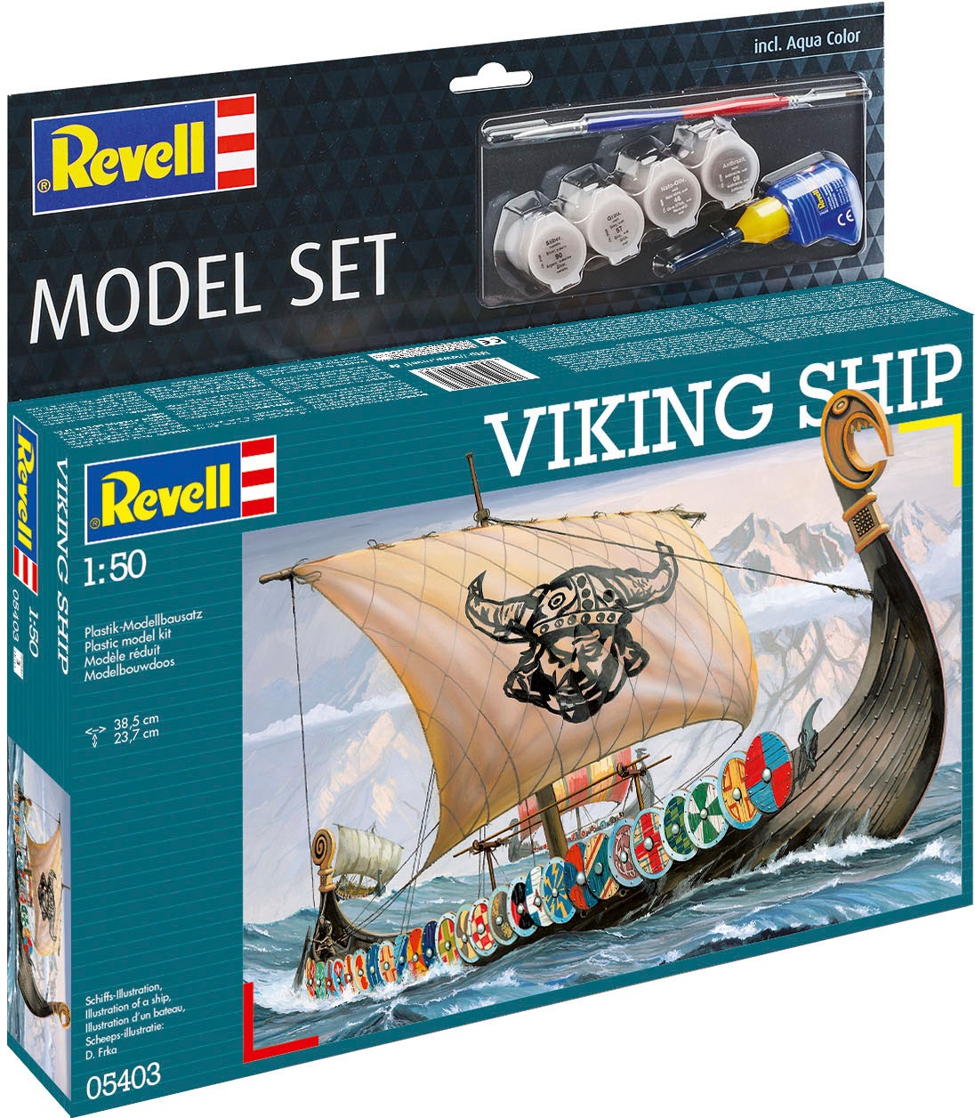 Revell® Modellbausatz »Wikinger Schiff«, 1:50, Made in Europe