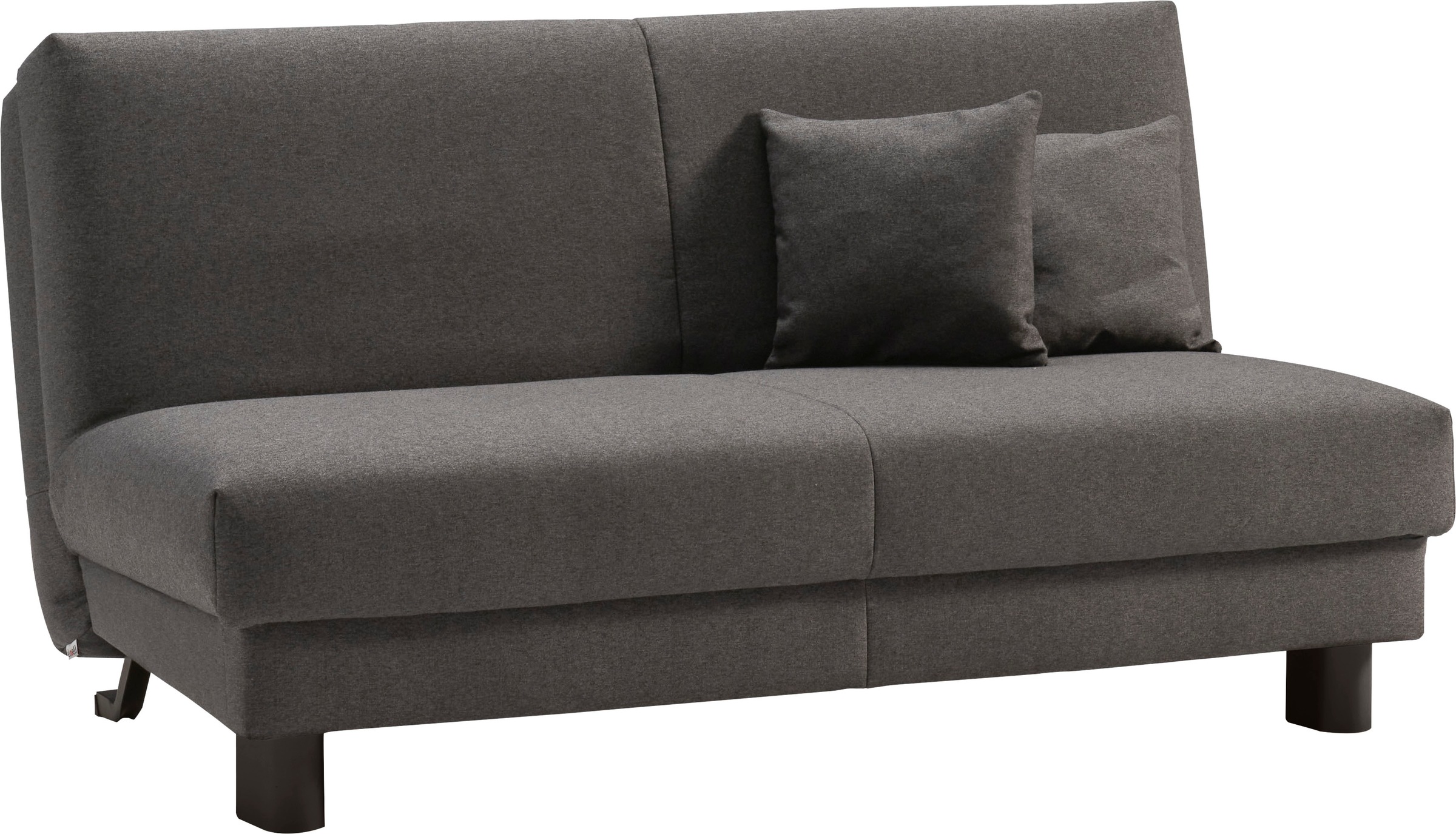 ell + ell Schlafsofa »Enny« Liegefläche Breite 155 cm, Liegehöhe 45 cm, Füße schwarz, Rückenlehne