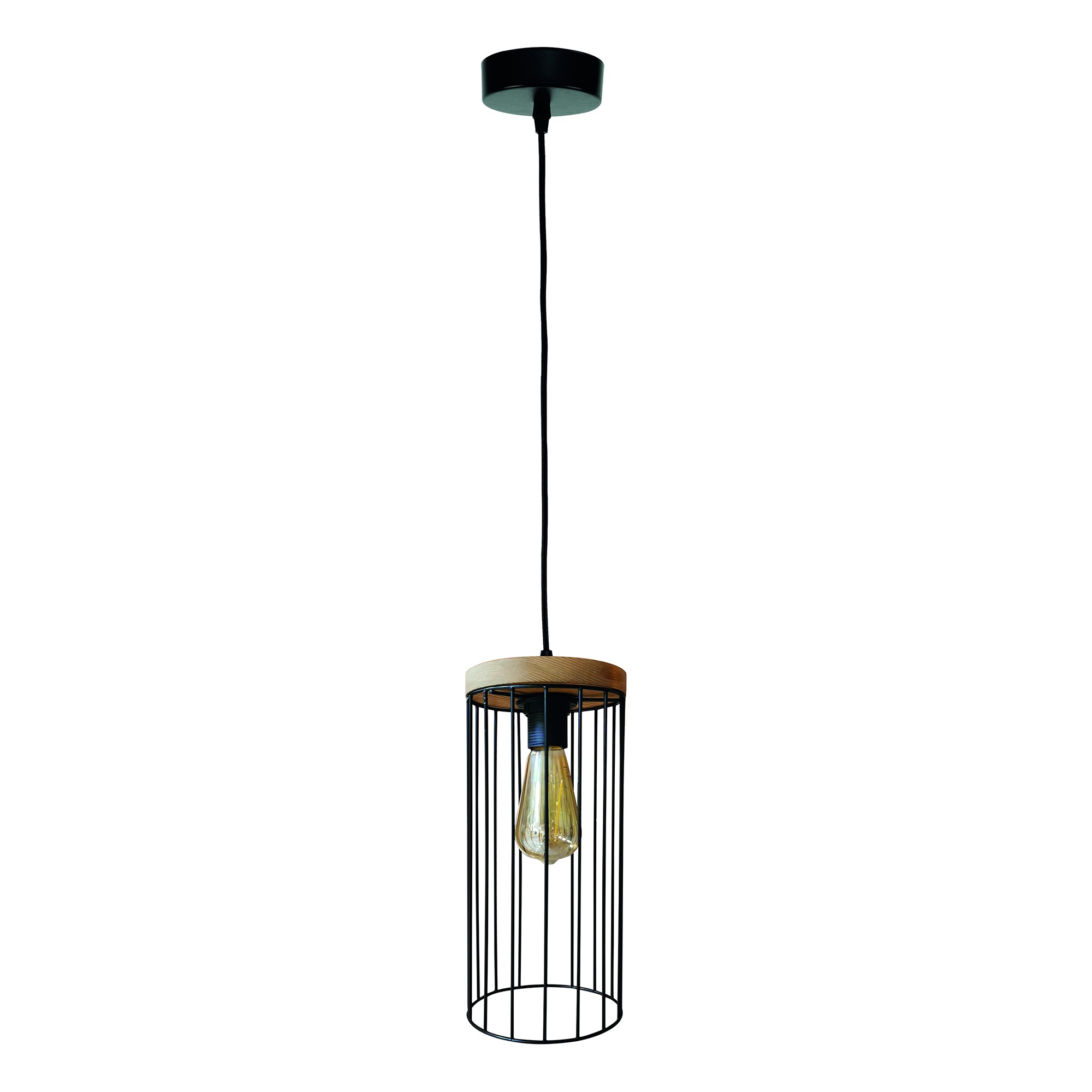 BRITOP LIGHTING Pendelleuchte »TIMEO WOOD MAX«, 1 flammig, Leuchtmittel E27 günstig online kaufen
